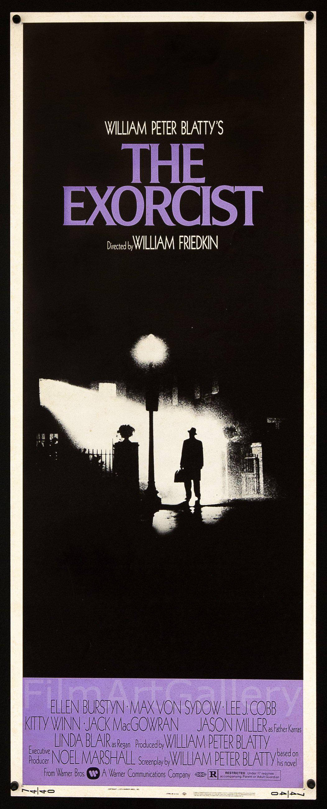 The Exorcist -elokuvan pitkä juliste Taustakuvat