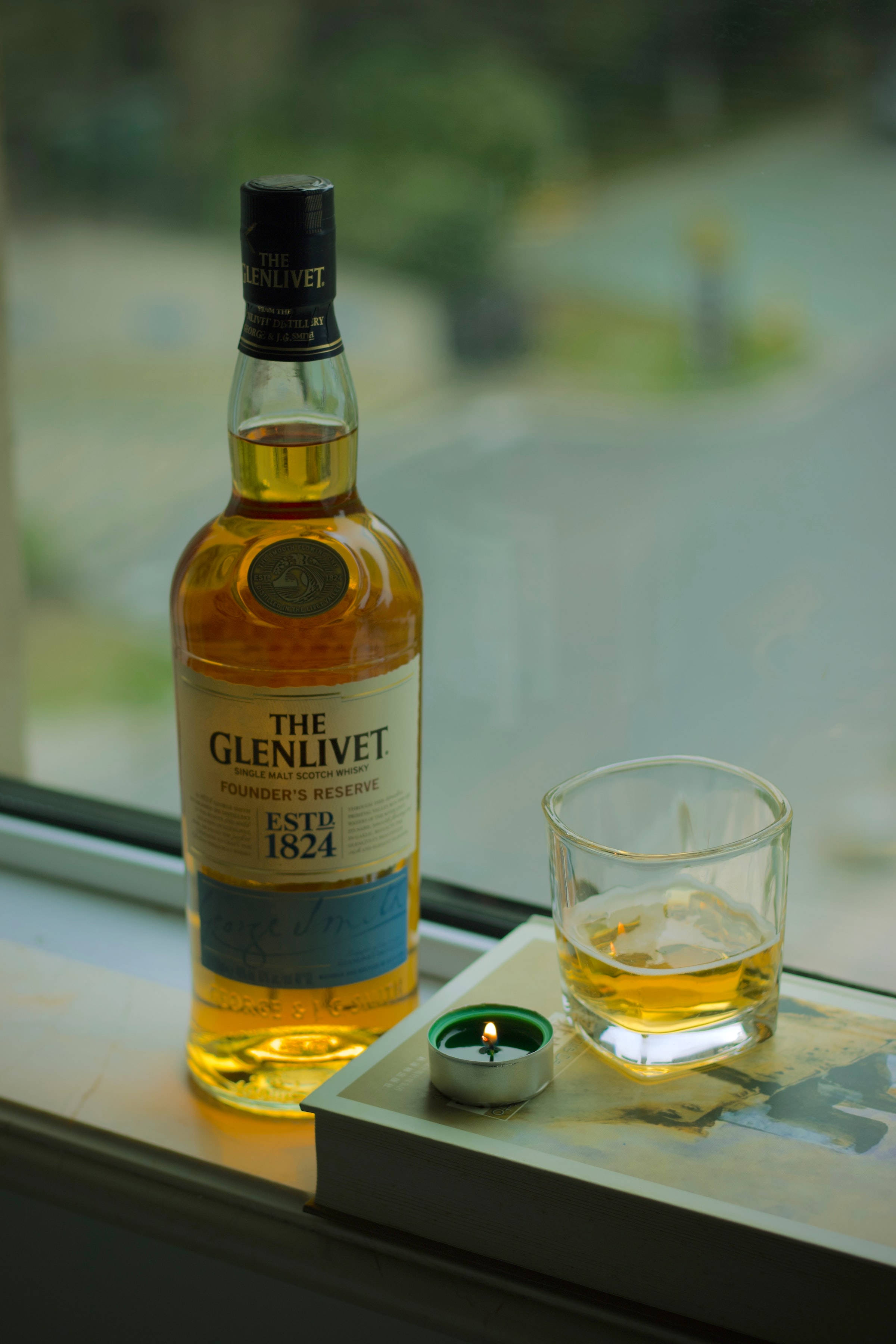 The Glenlivet -viskipullo Taustakuvat