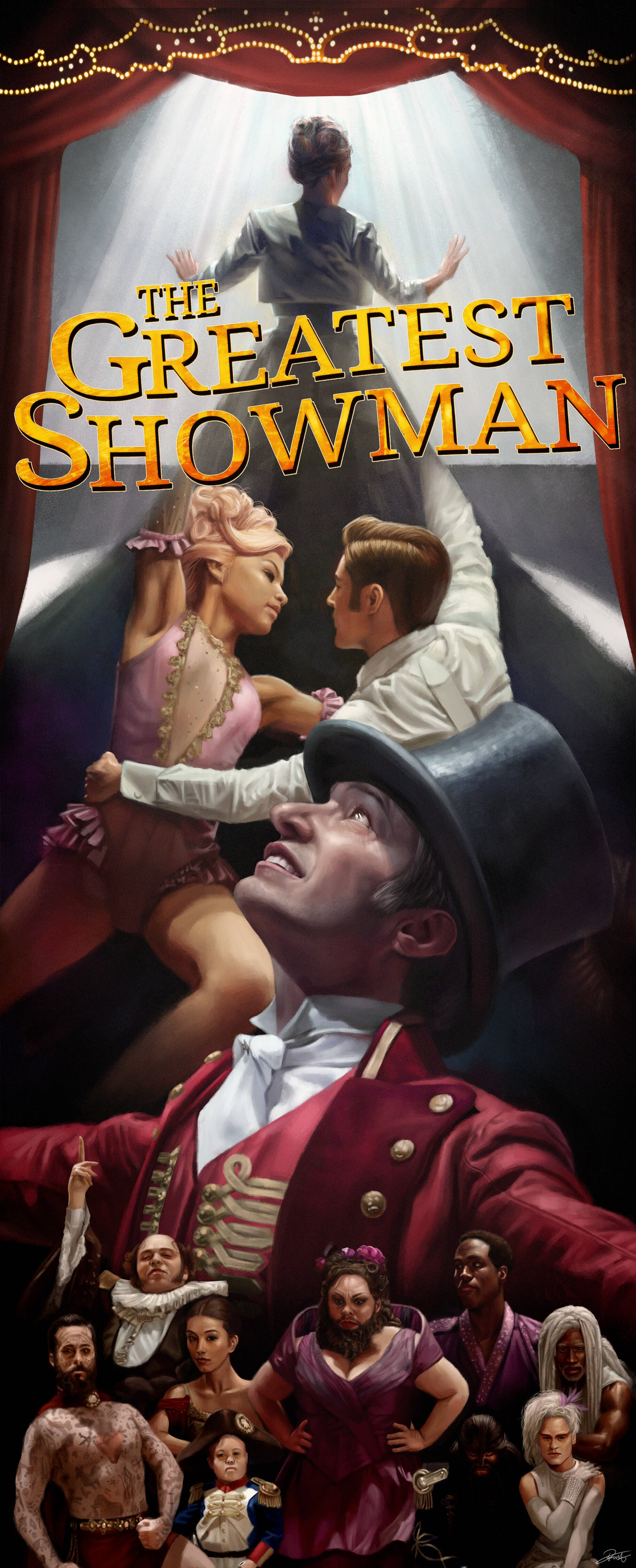 The Greatest Showman -upea juliste Taustakuvat