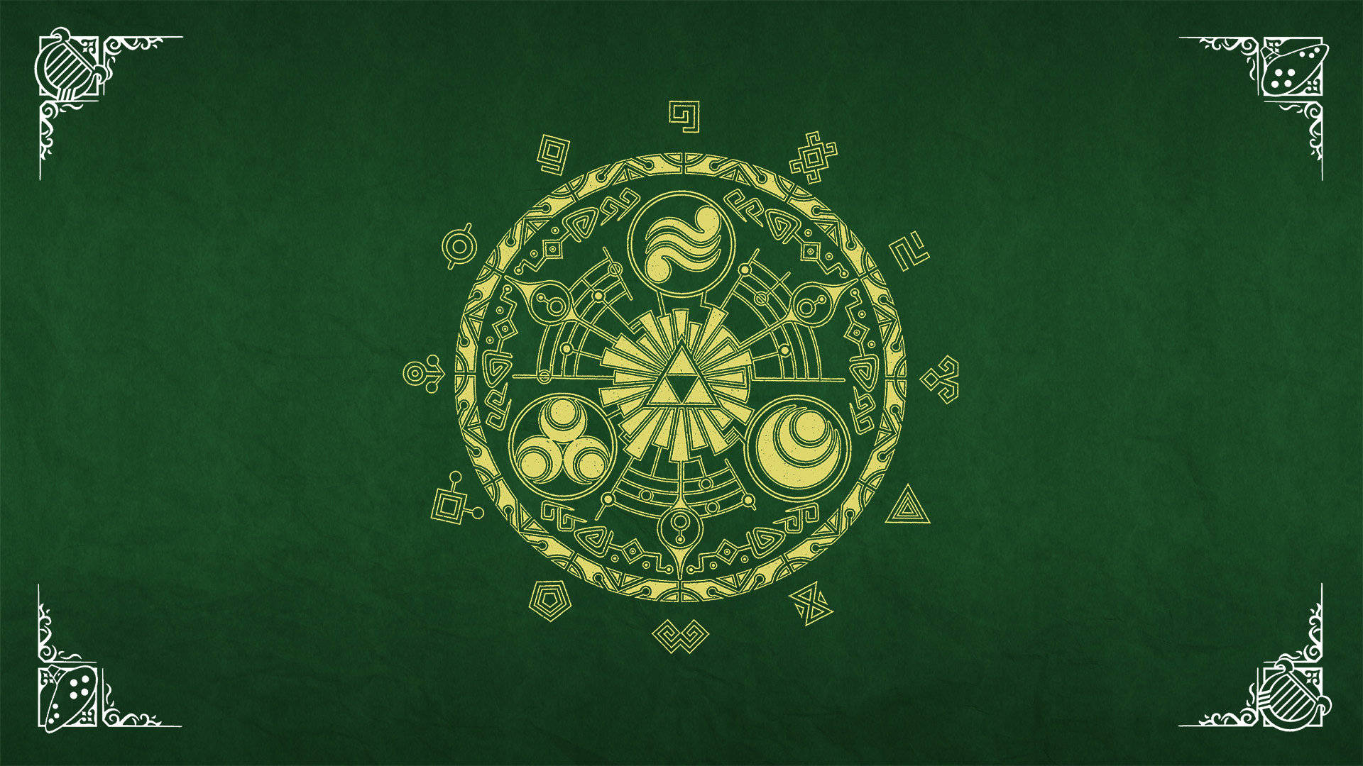 The Legend of Zelda -kirjankansi Taustakuvat