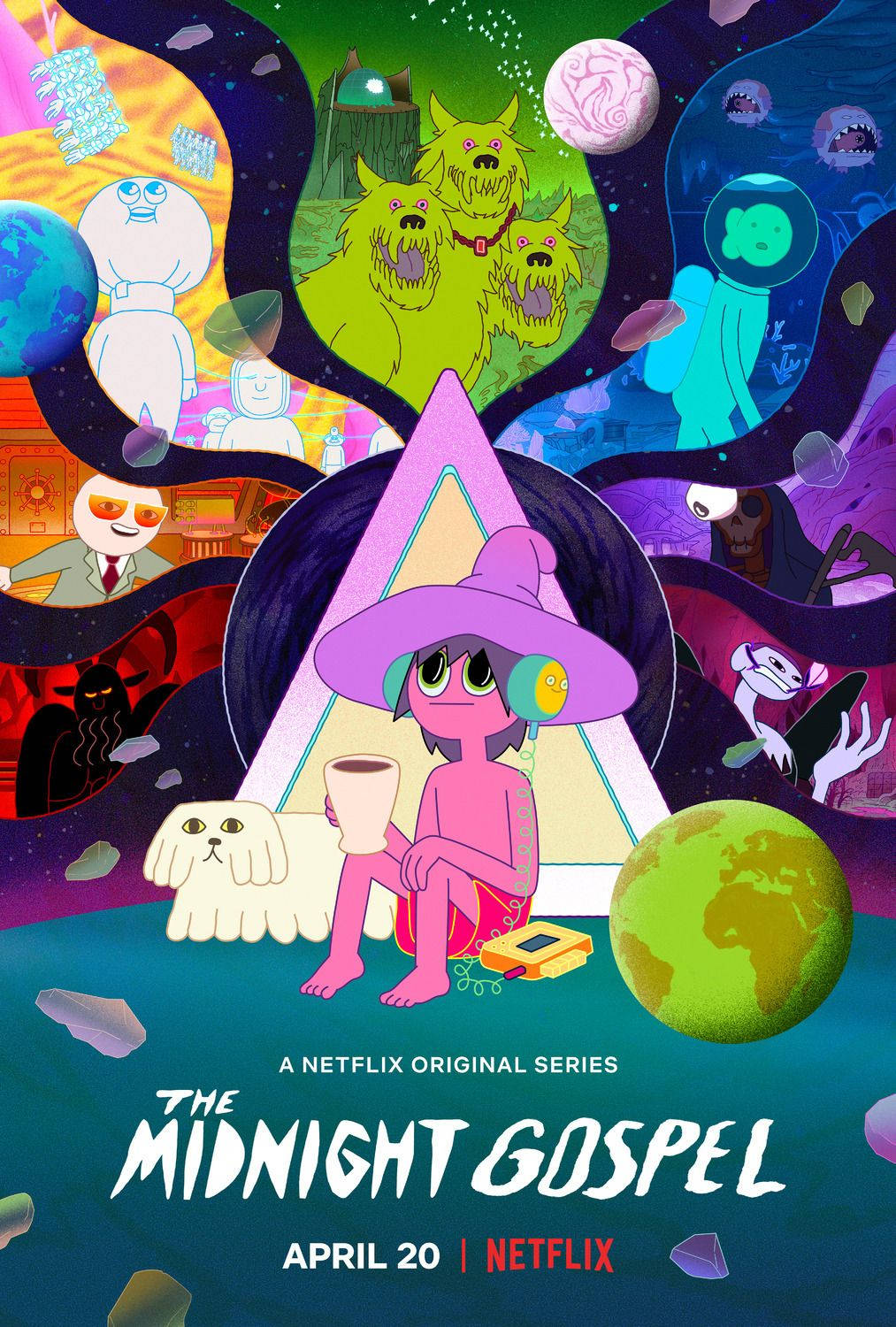 The Midnight Gospel - Netflixin mainosjuliste Taustakuvat