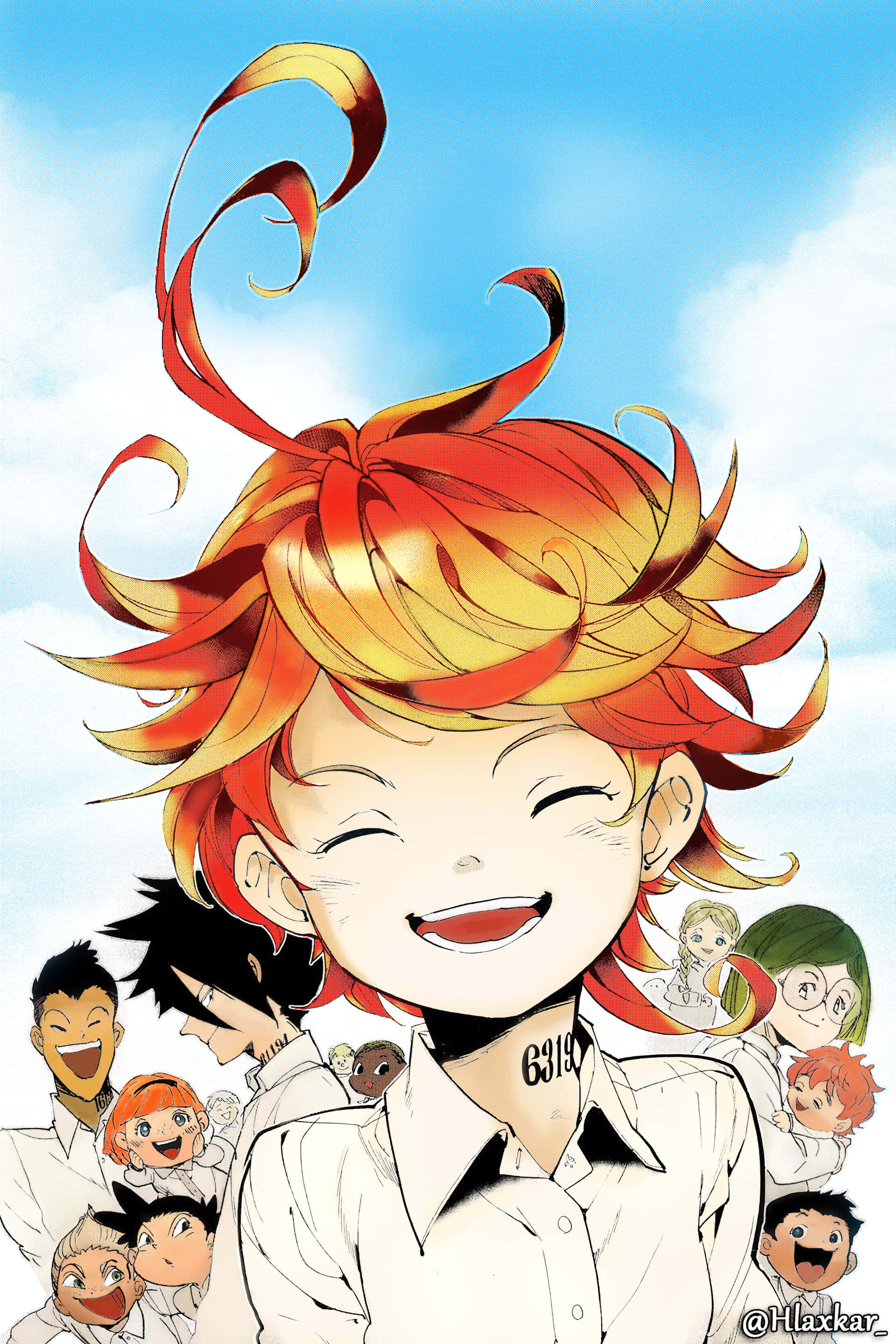 The Promised Neverland Iloinen Kuva Taustakuvat