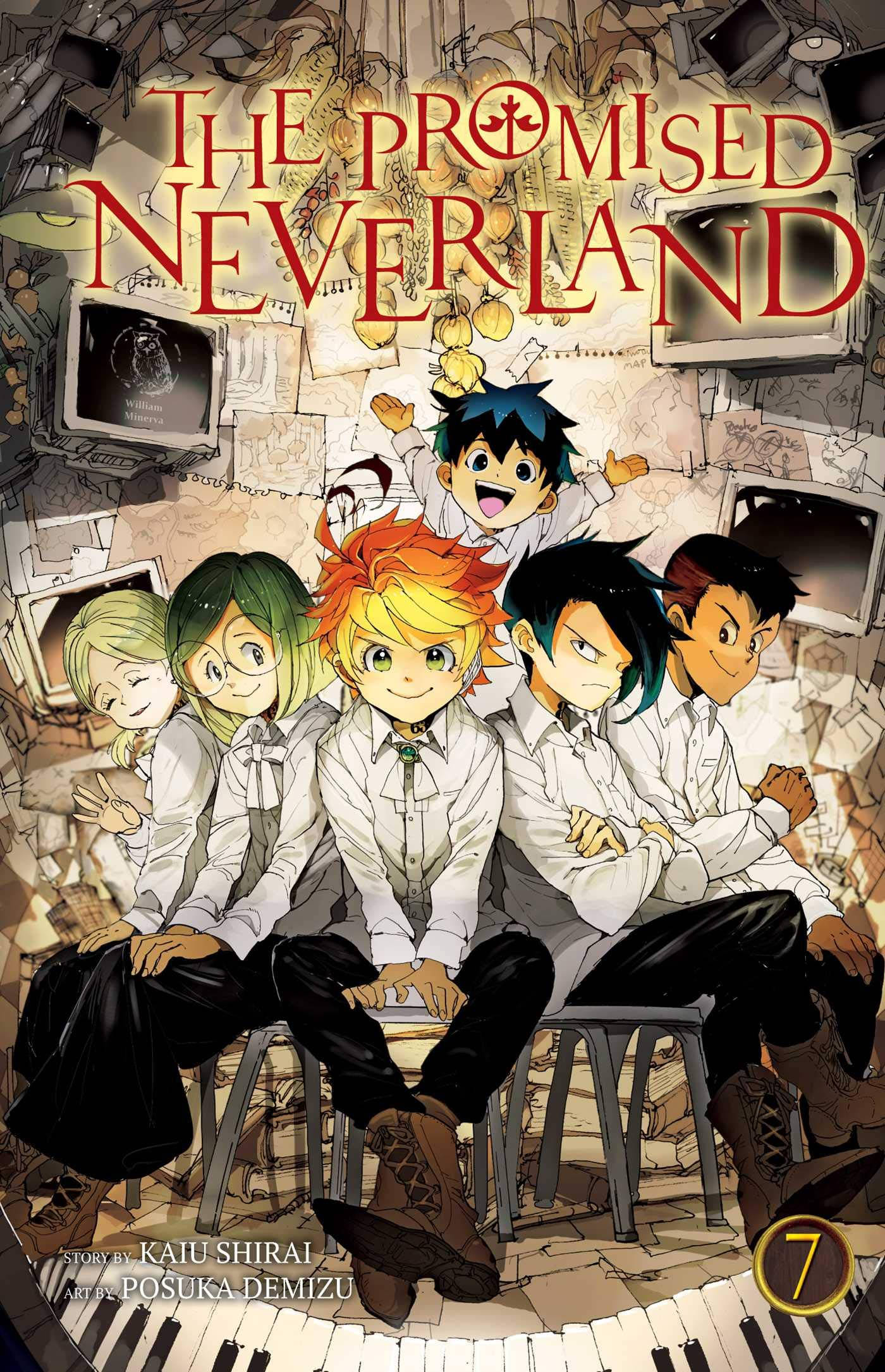 The Promised Neverland Volume 7 Kansi Taustakuvat