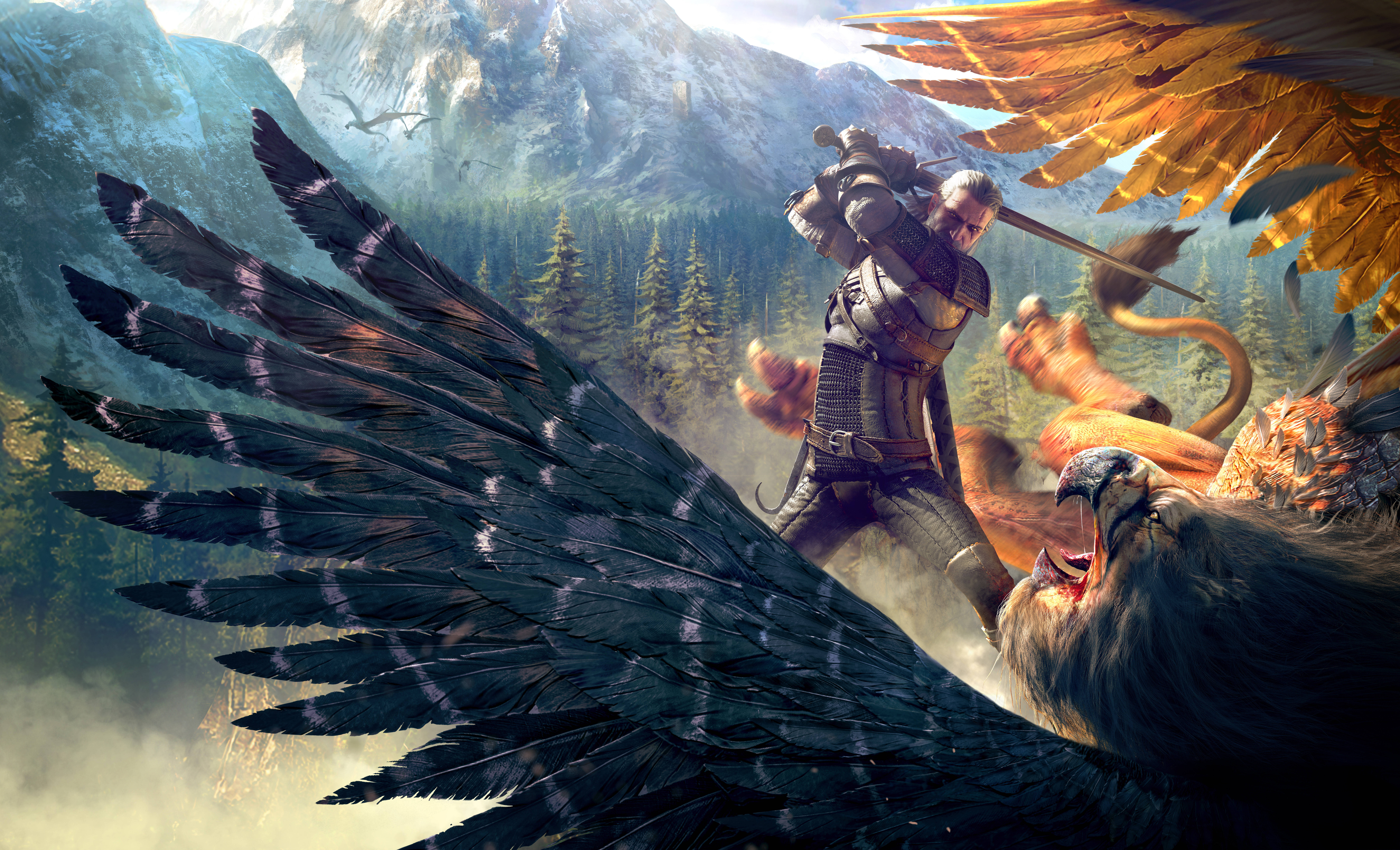 The Witcher 4K-pelitausta Taustakuvat