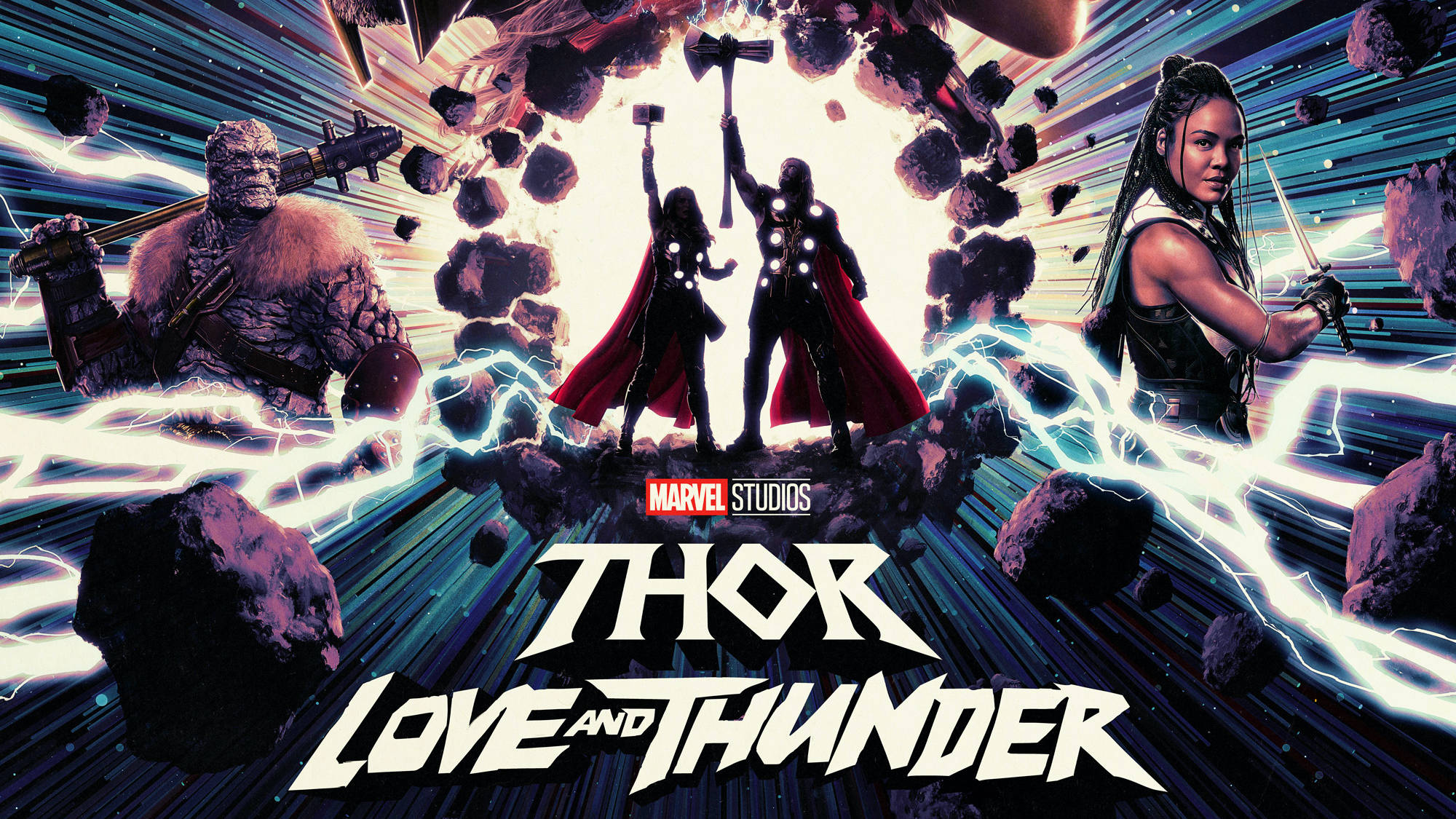 Thor Love And Thunder -elokuvataidetta Taustakuvat
