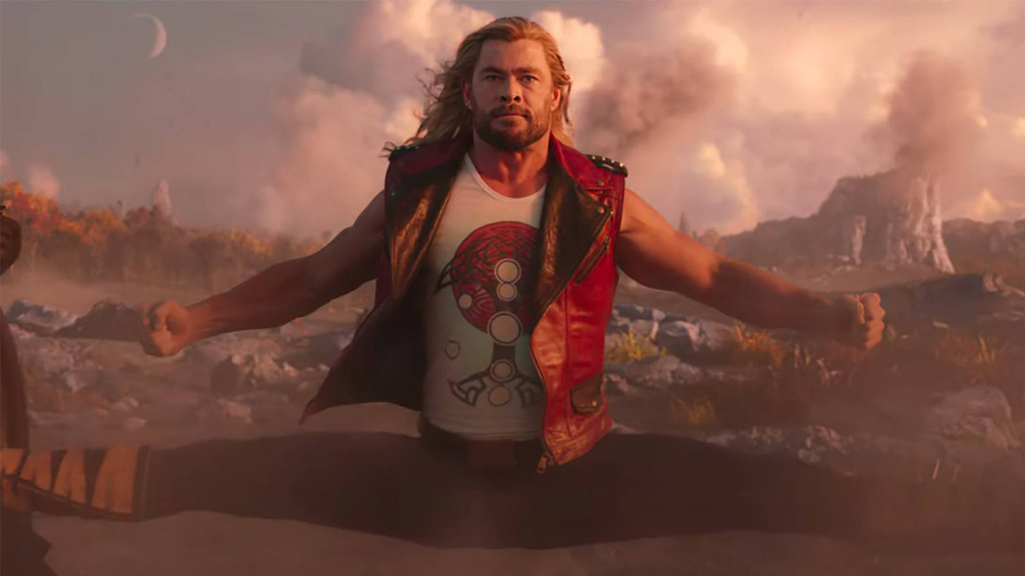 Thor Love And Thunder eeppinen haara-asento Taustakuvat