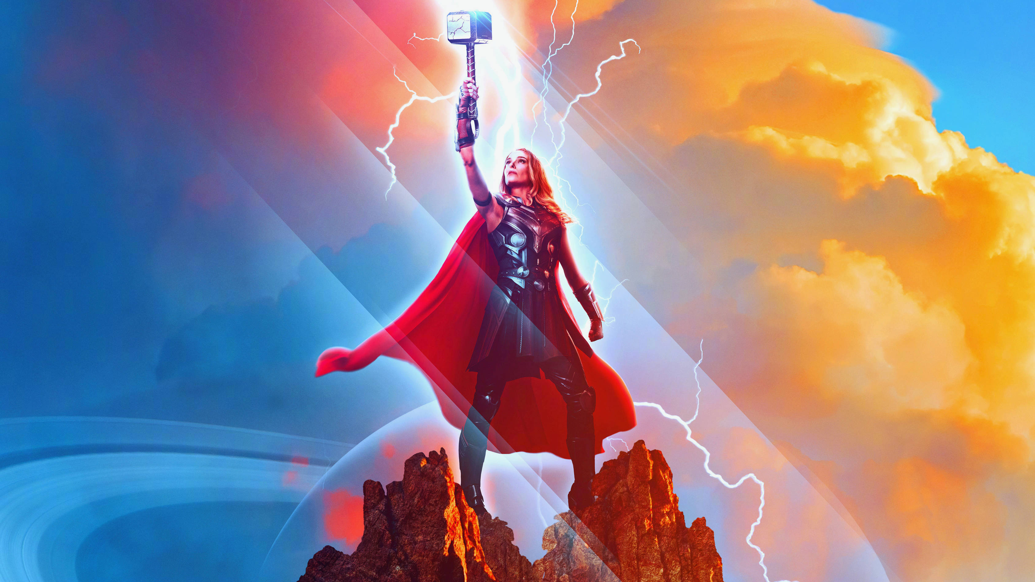 Thor Love And Thunder Jane Foster -taideteos Taustakuvat