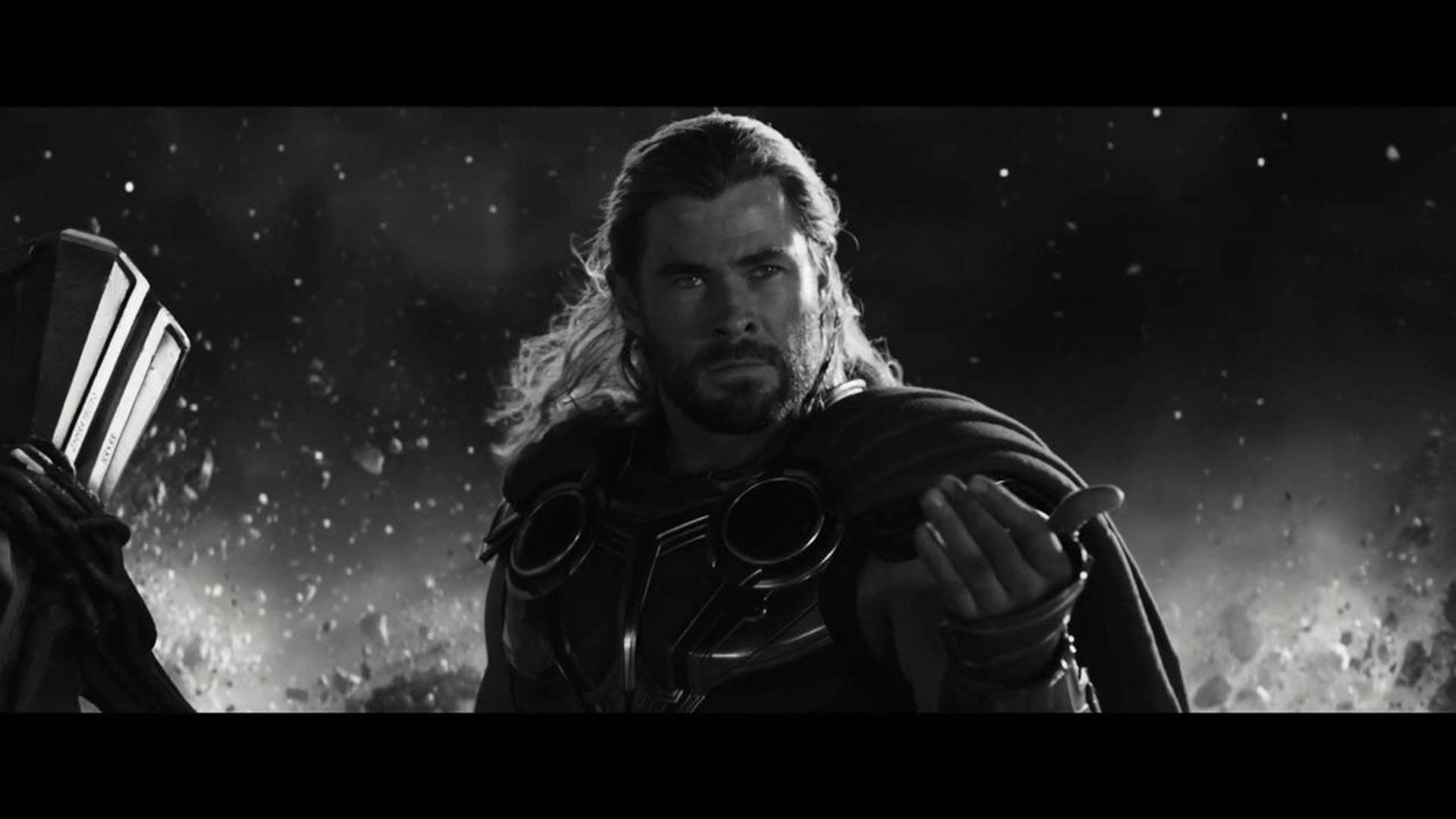 Thor: Rakkaus ja Ukkonen - Mustavalkoinen Kohtaus Taustakuvat