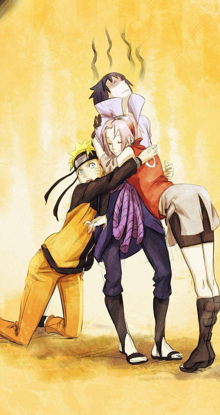 Tiimi 7 Naruto halaa iPhone Taustakuvat
