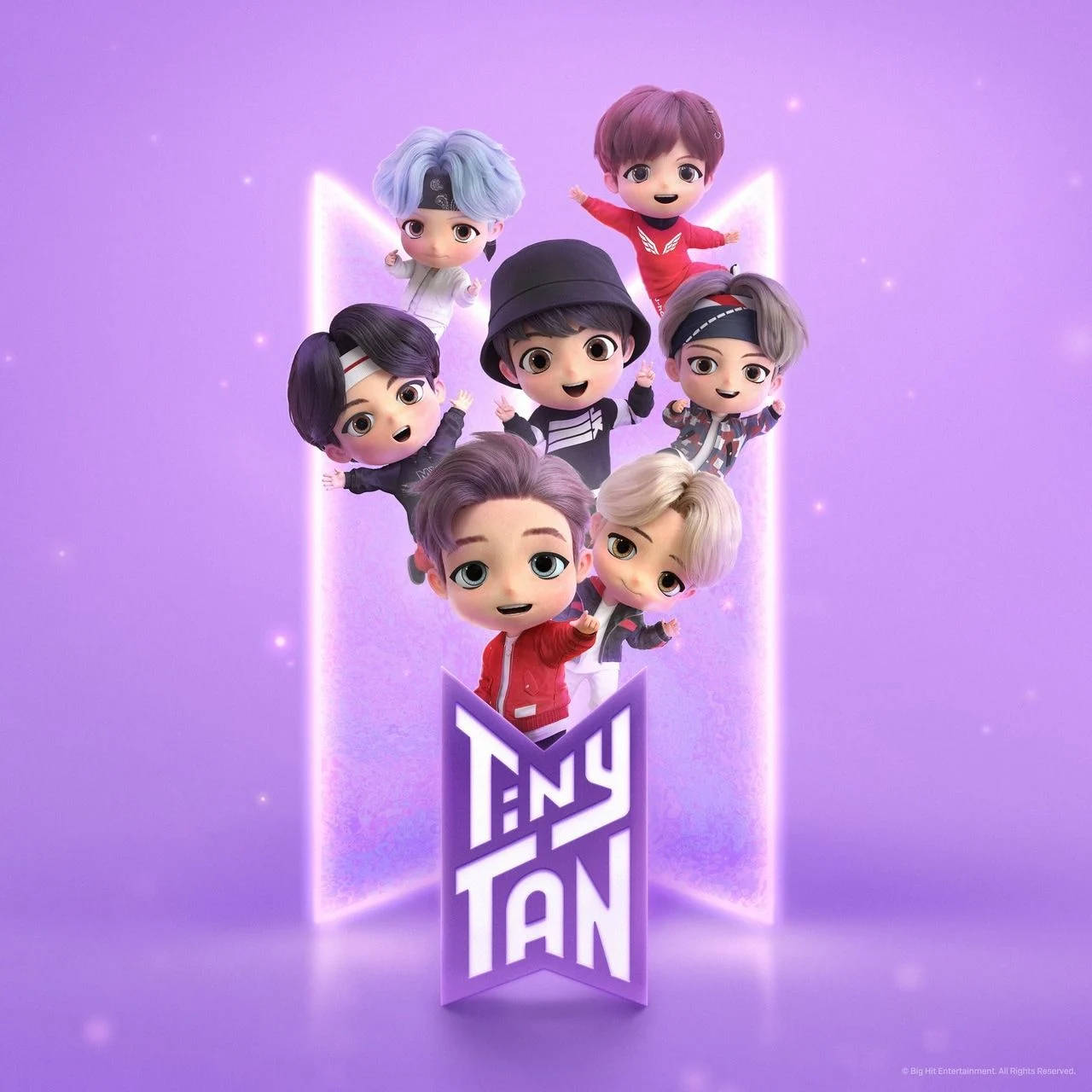 Tiny Tan BTS logolla Taustakuvat