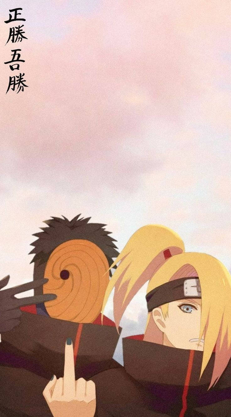Tobi Naruto Deidara Keskisormi Taustakuvat