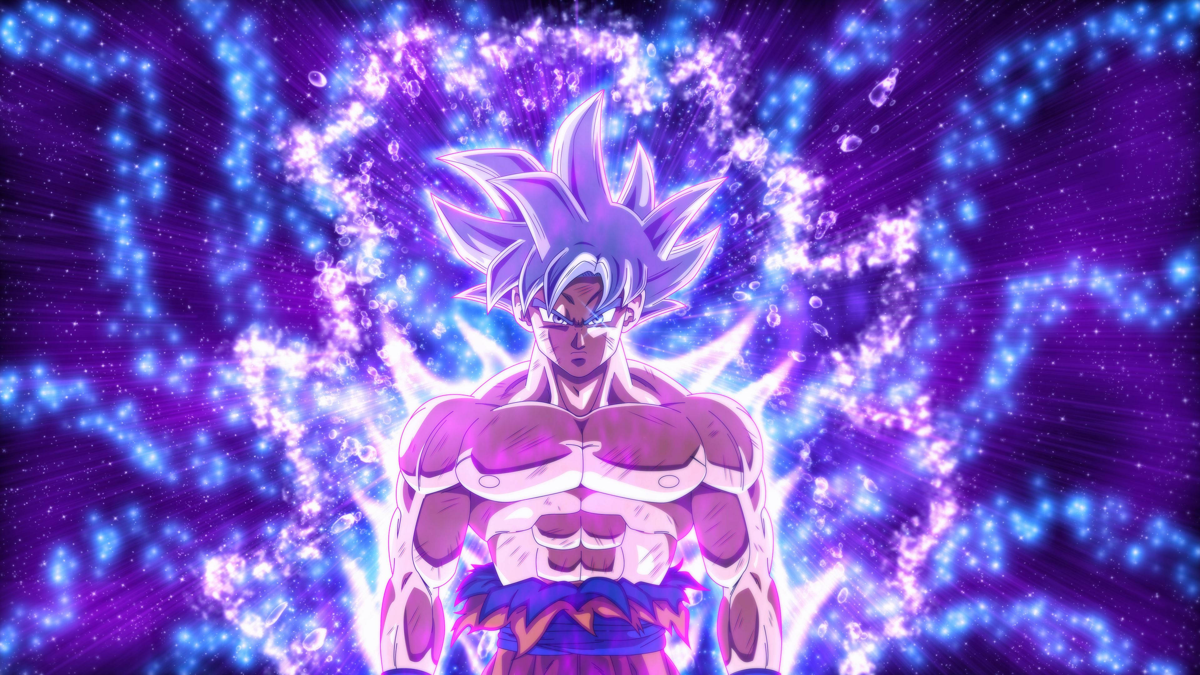 Todellinen Ultra Instinct Goku DBZ 4K Taustakuvat