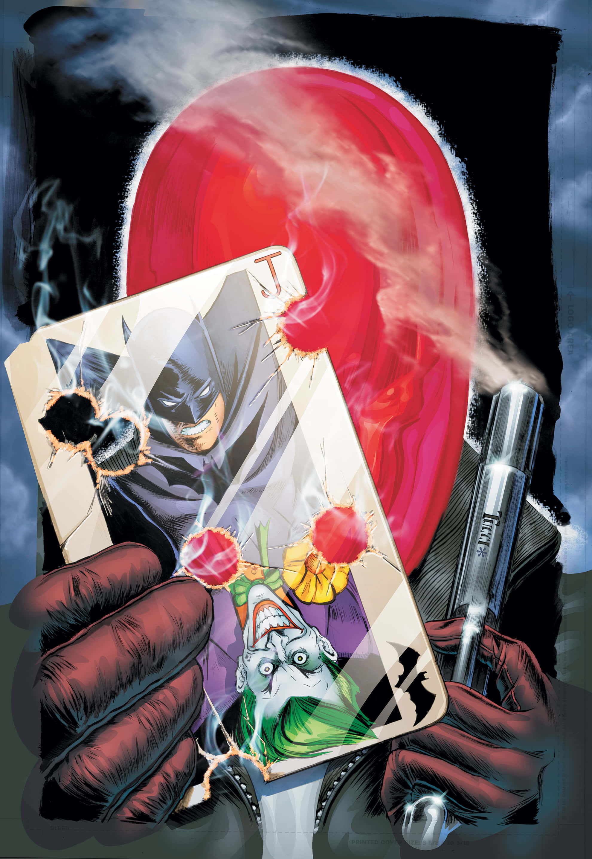 Toiminnantäyteinen Red Hood -kohtaus Taustakuvat