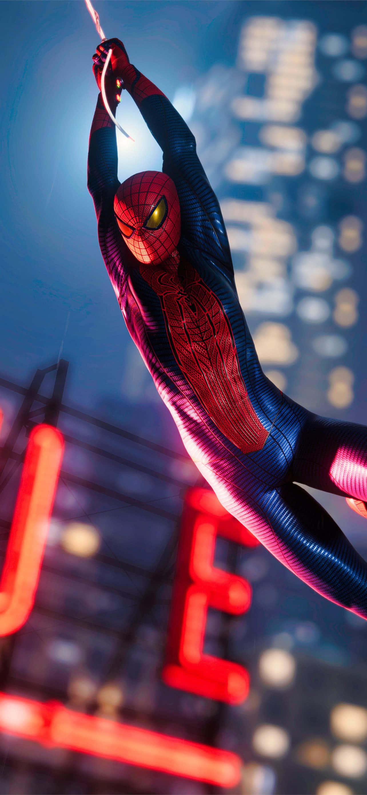 Toiminnantäyteinen kohtaus Spidermanista Taustakuvat