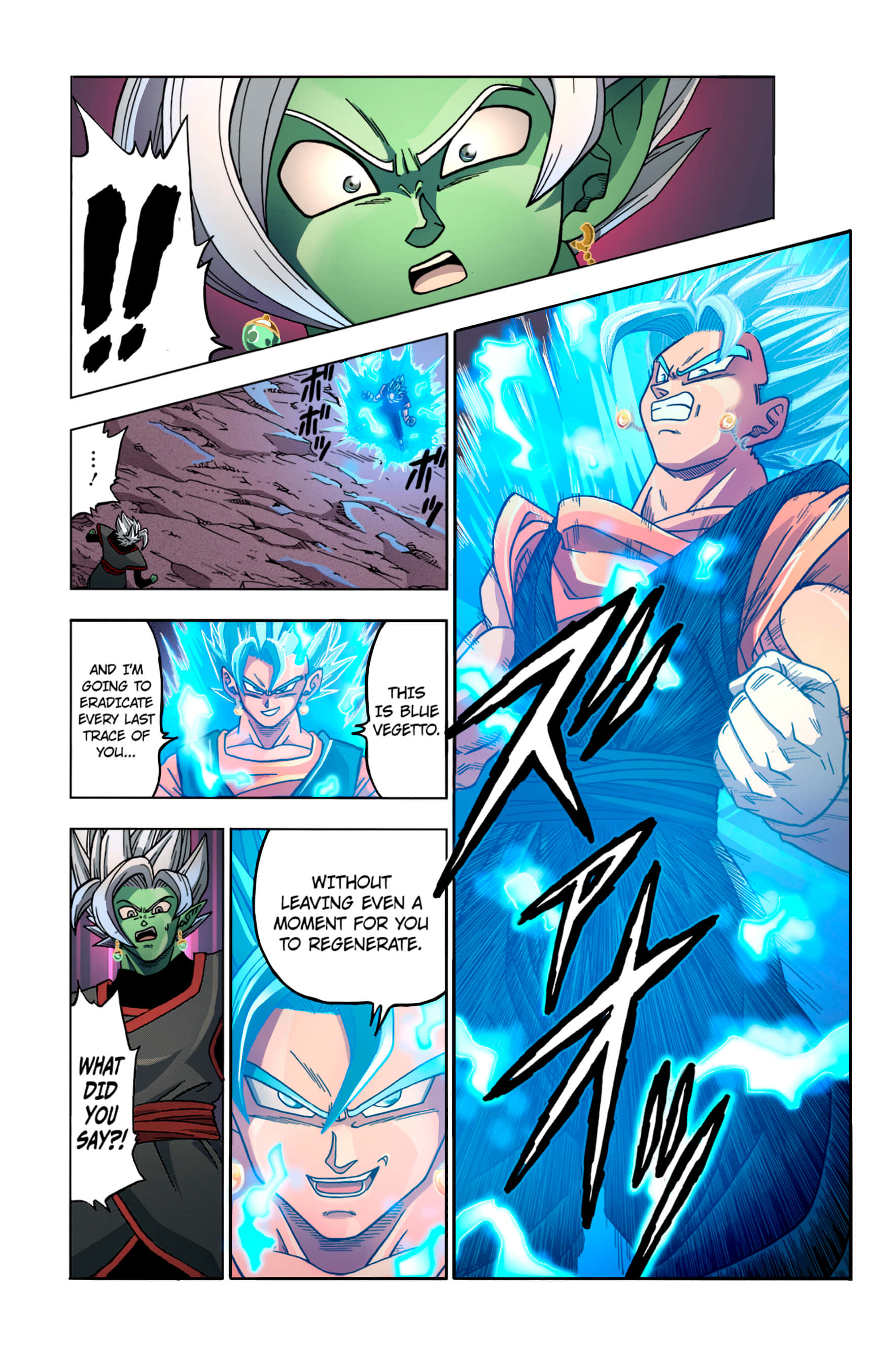 Toimintaa täynnä olevia hetkiä hittimangassa Dragon Ball Super! Taustakuvat