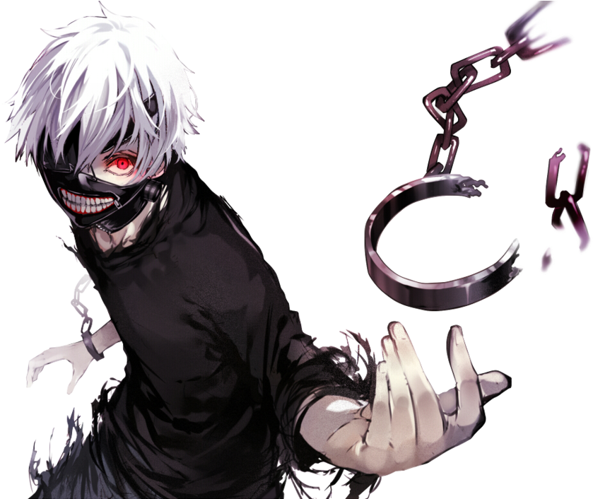Tokyo Ghoul-hahmo vapautumassa Taustakuvat