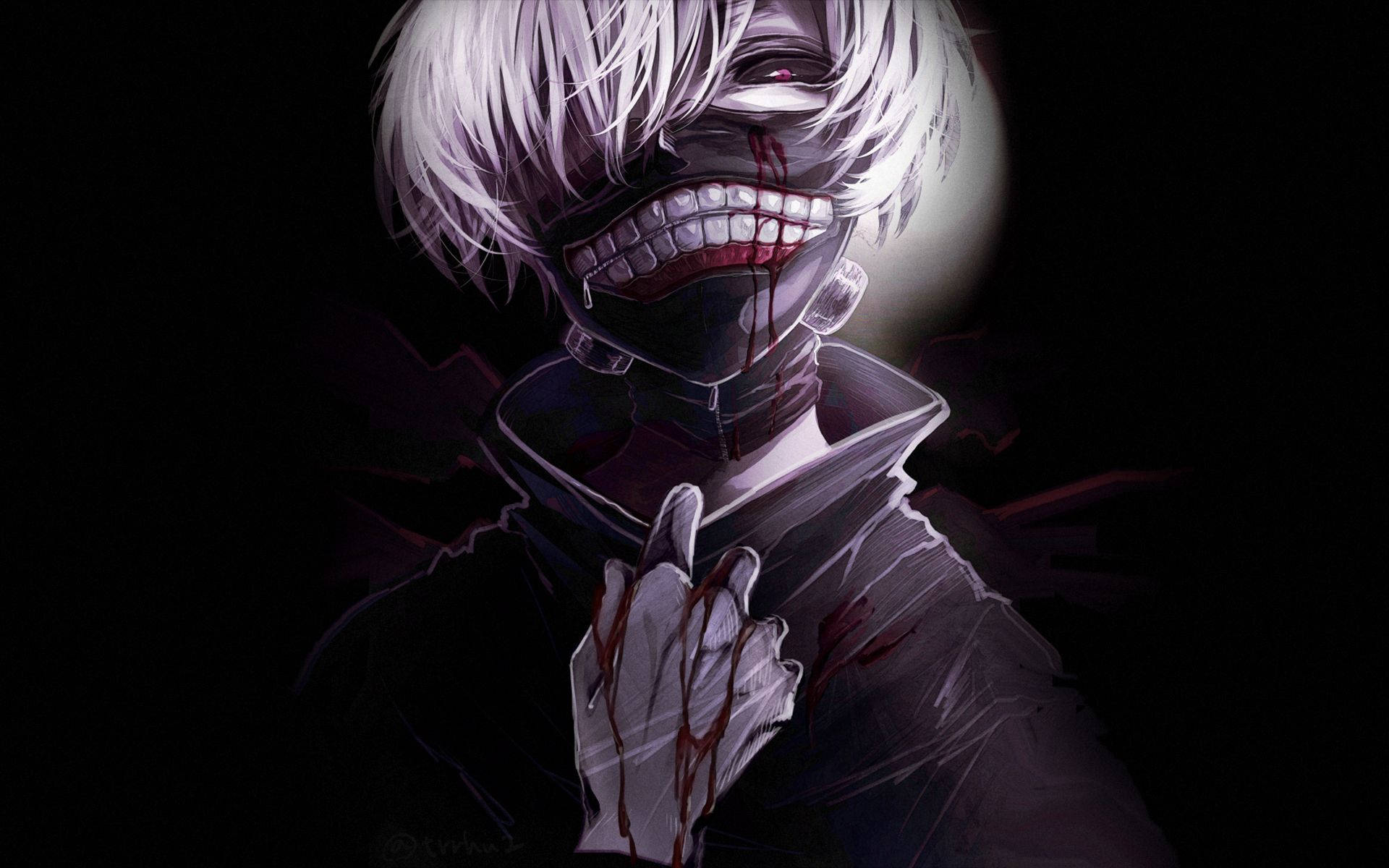 Tokyo Ghoul -hahmot Kenin naamio veri Taustakuvat