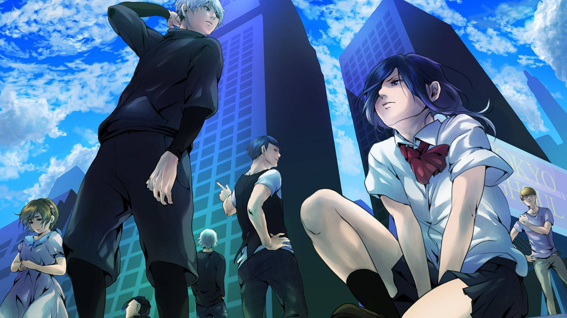Tokyo Ghoul - Hahmo Rize koulupuvussa Taustakuvat