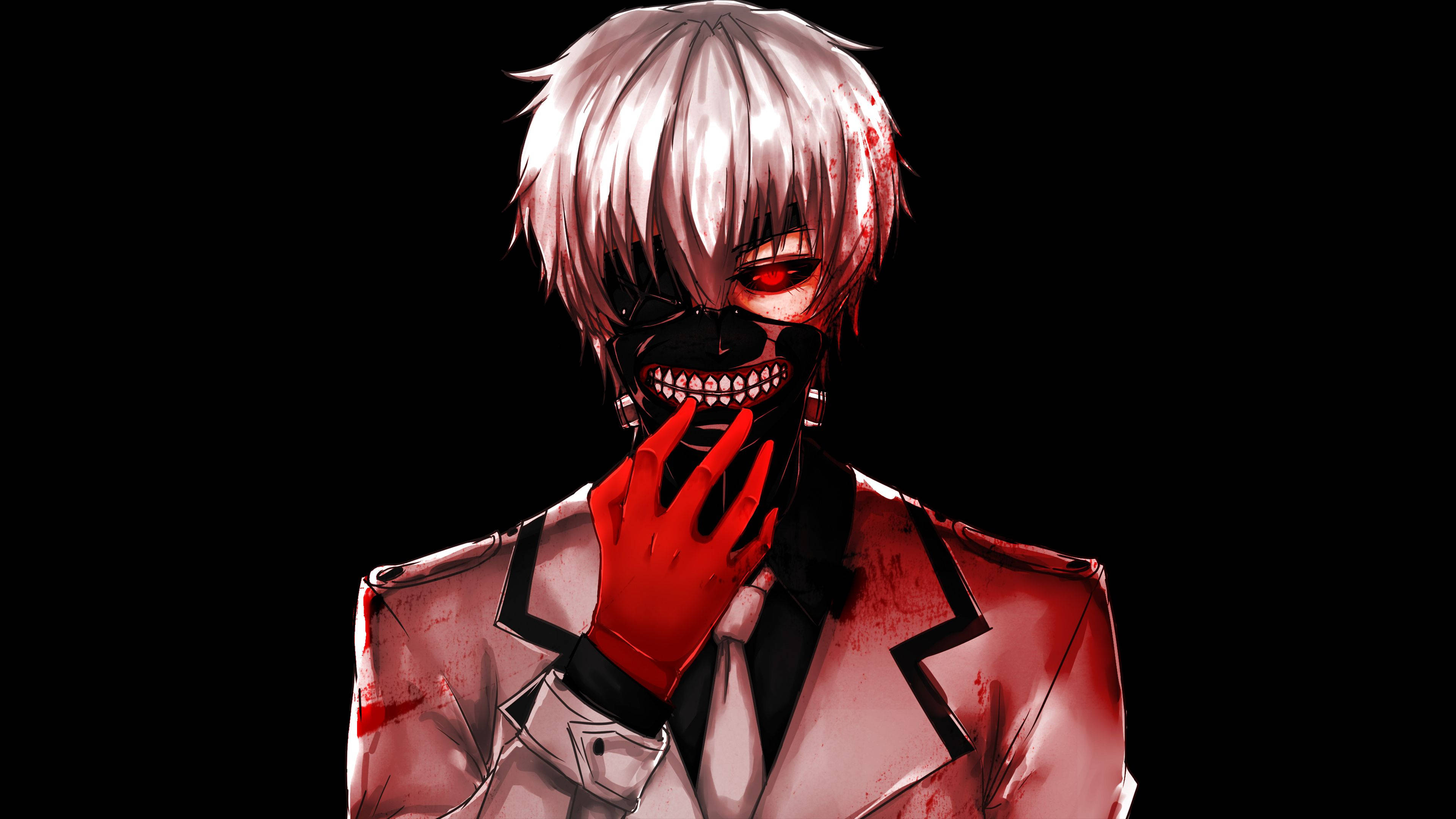 Tokyo Ghoul - Hahmo Ken Musta Naamio Taustakuvat
