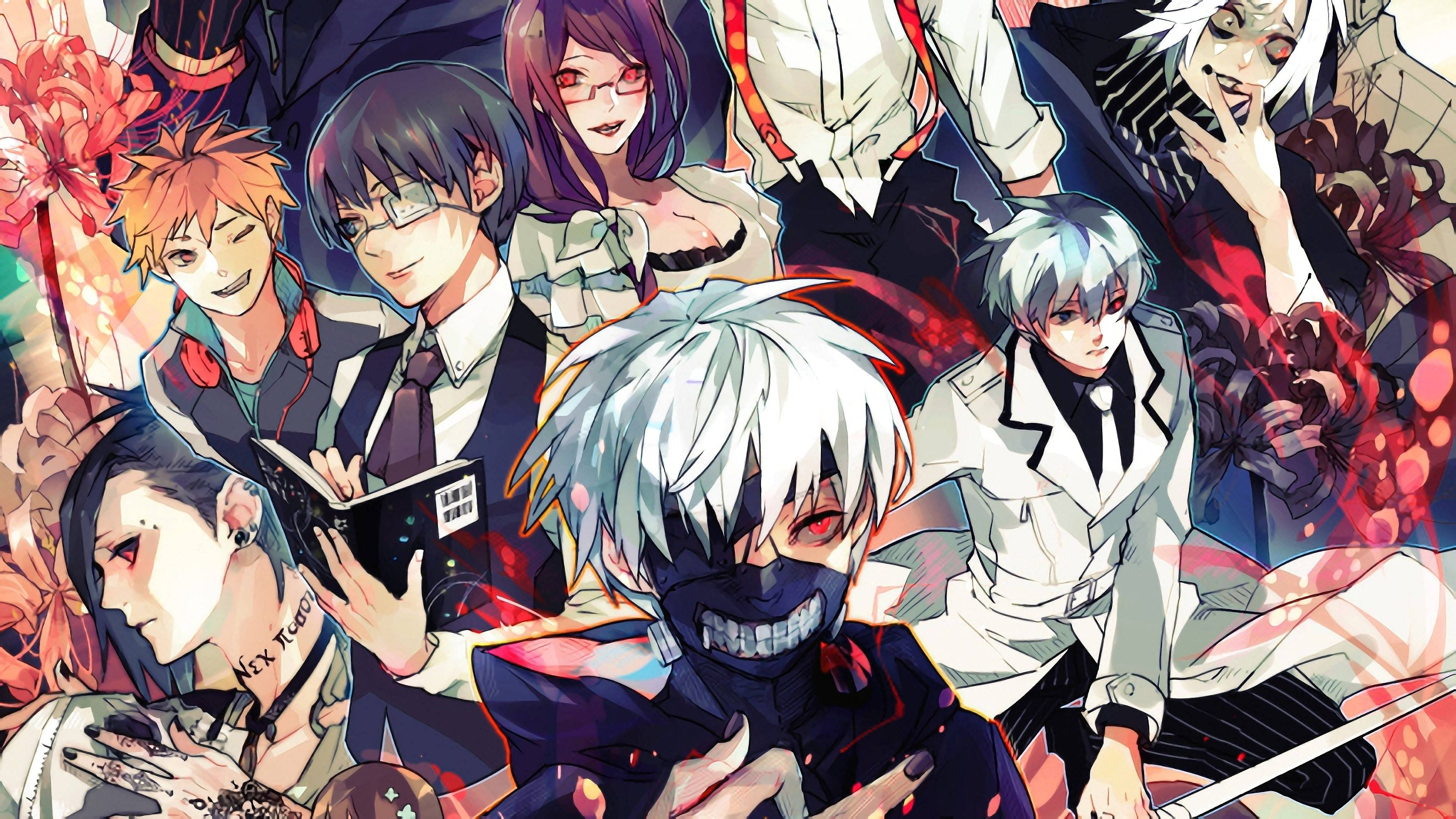 Tokyo Ghoul-hahmot Anime Fanitaide Taustakuvat