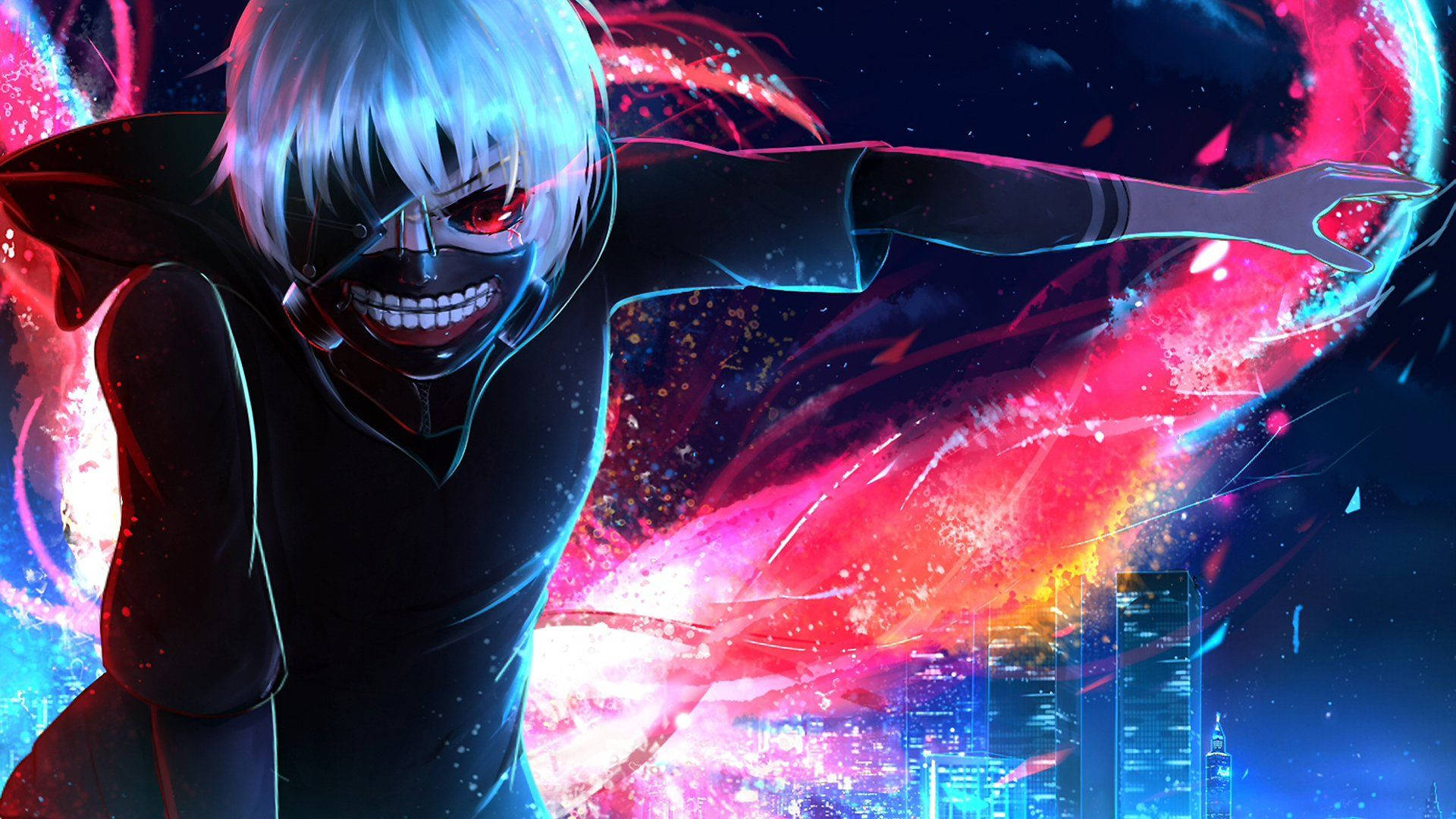 Tokyo Ghoul - Ken Kanekin punainen aura Taustakuvat