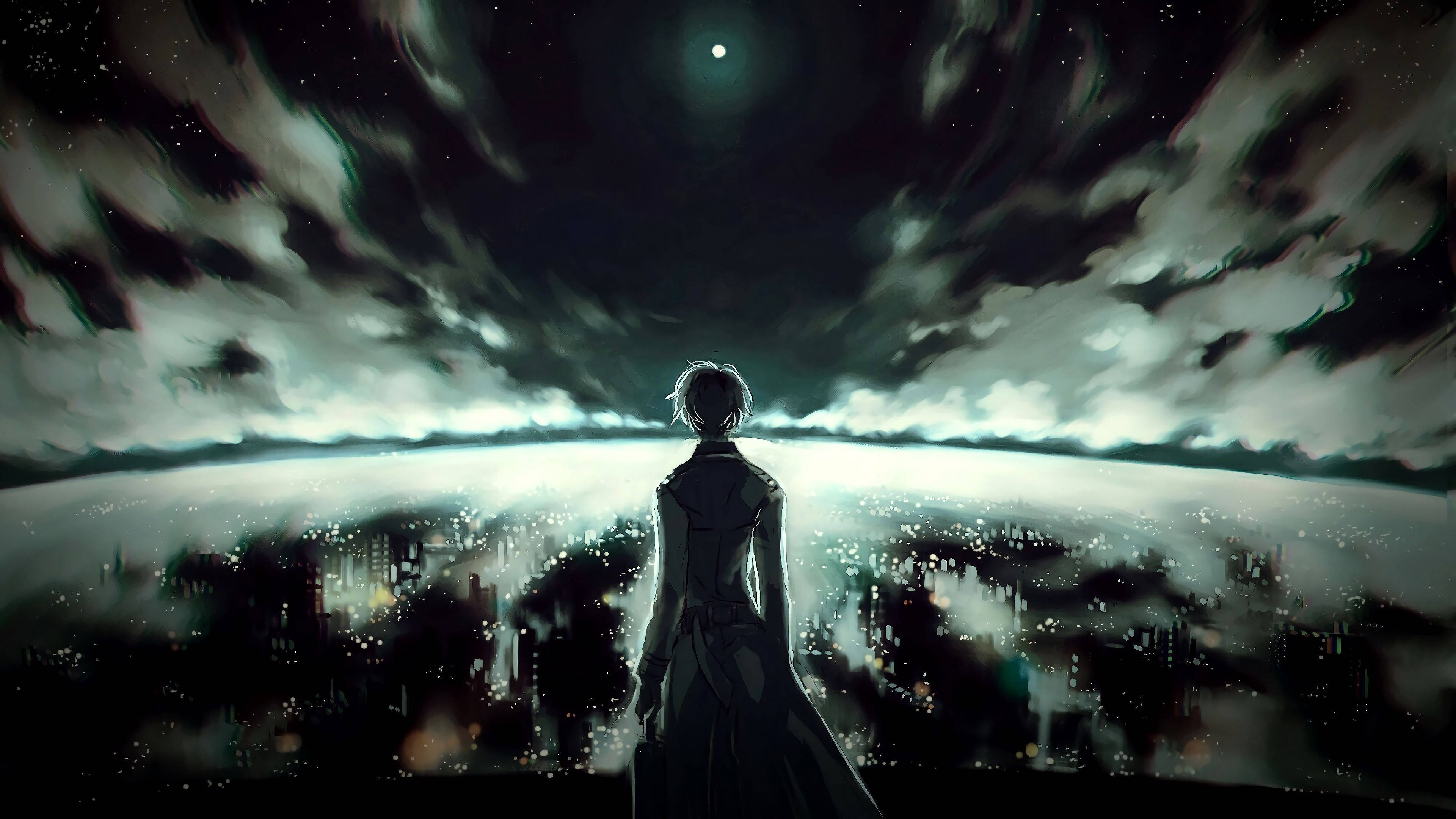 Tokyo Ghoul tumma anime-estetiikka työpöytä Taustakuvat