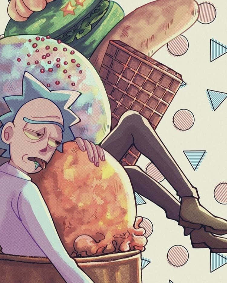 Total Rickall - Rick, Morty, Mr. Poopybutthole ja ystävät jännittävässä Rick and Morty -jaksossa Taustakuvat