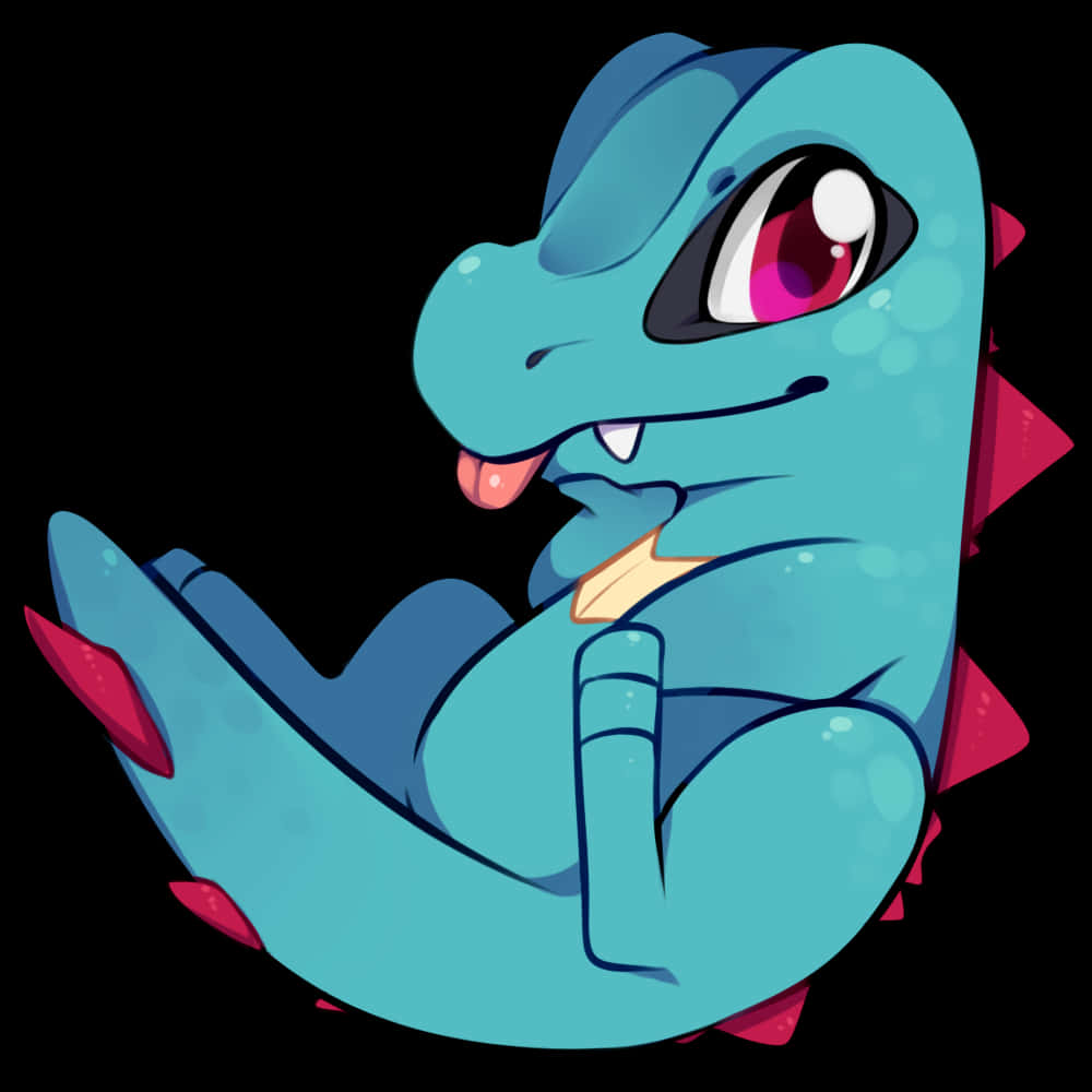 Totodile kieli ulkona Taustakuvat