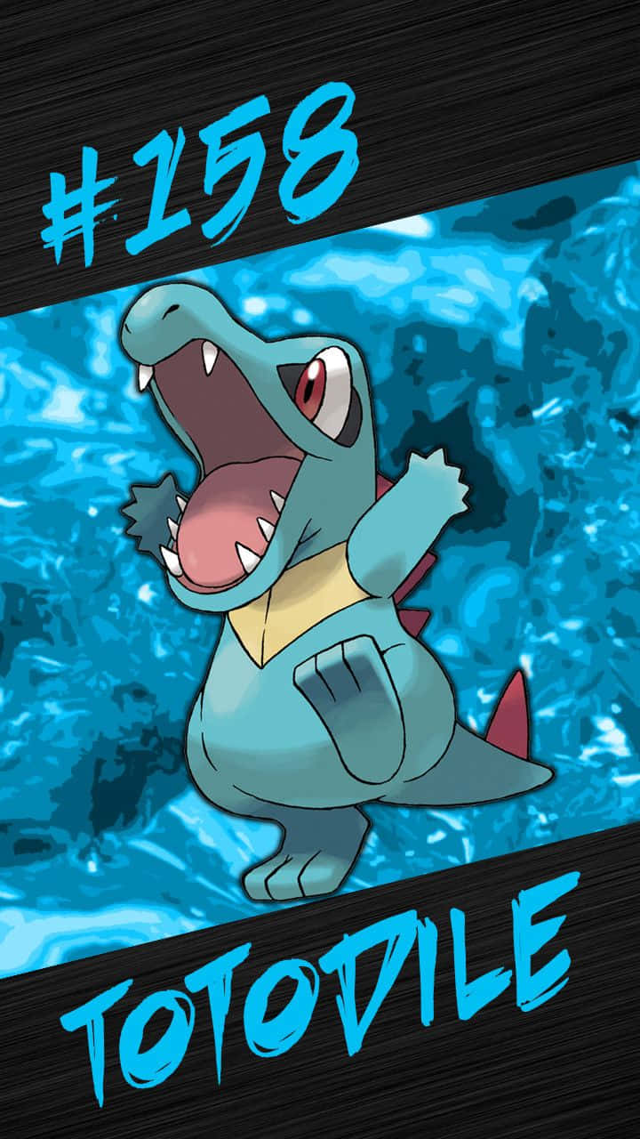 Totodile, Pokemon Numero 158 toiminnassa Taustakuvat