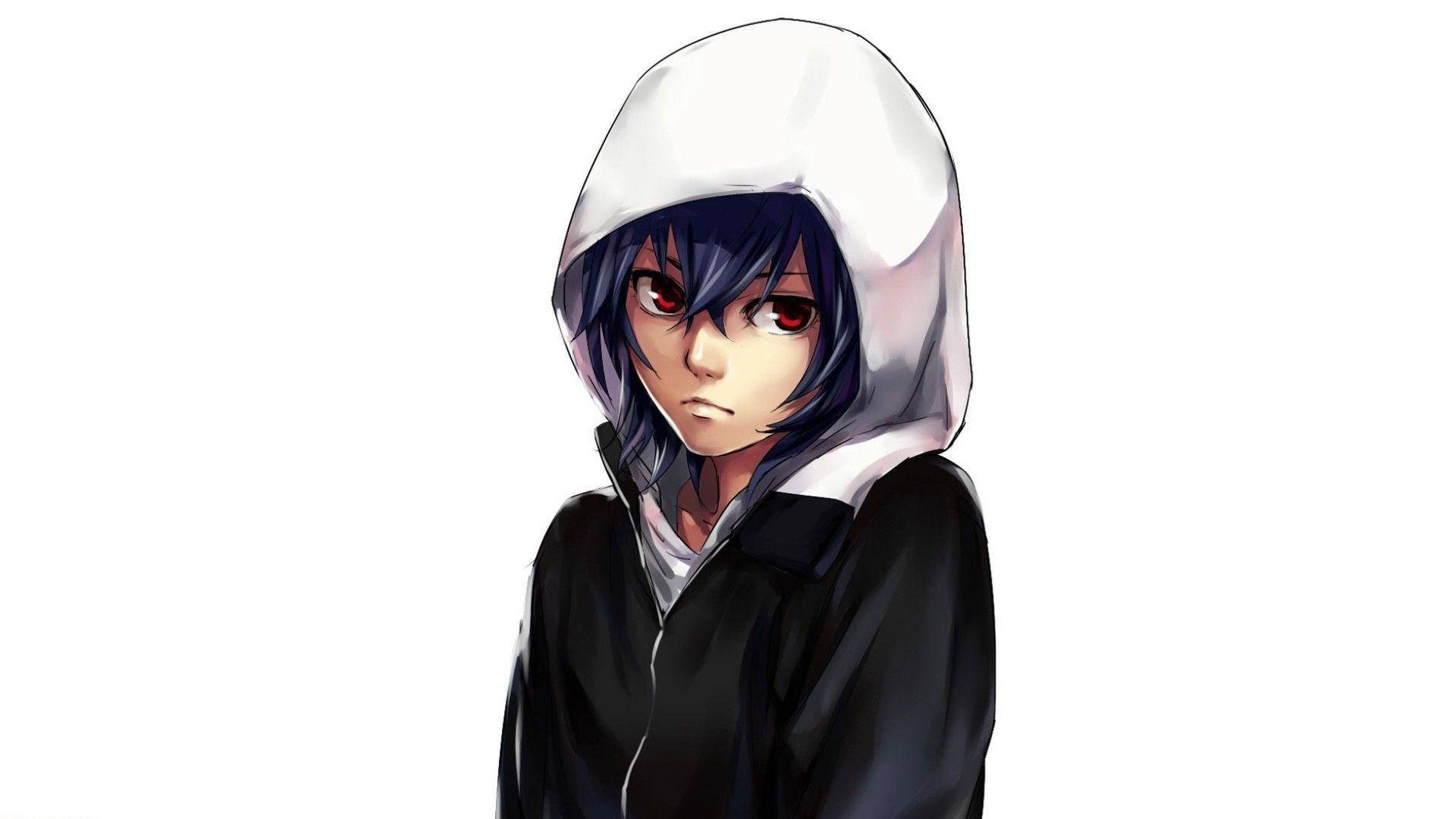 Touka Kirishima Anime-tyttö huppari Taustakuvat
