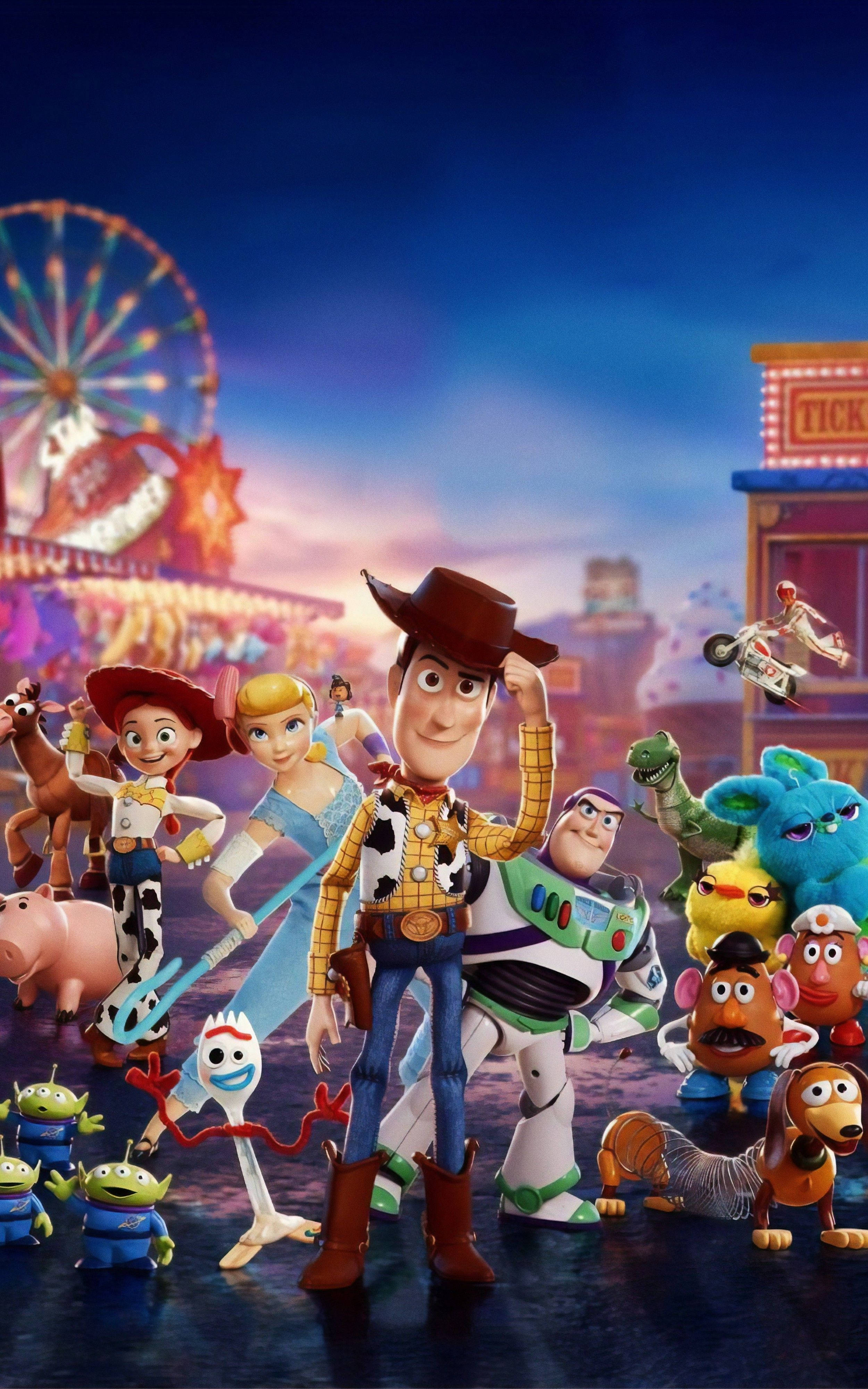 Toy Story 4 koko näyttelijäkaarti Taustakuvat