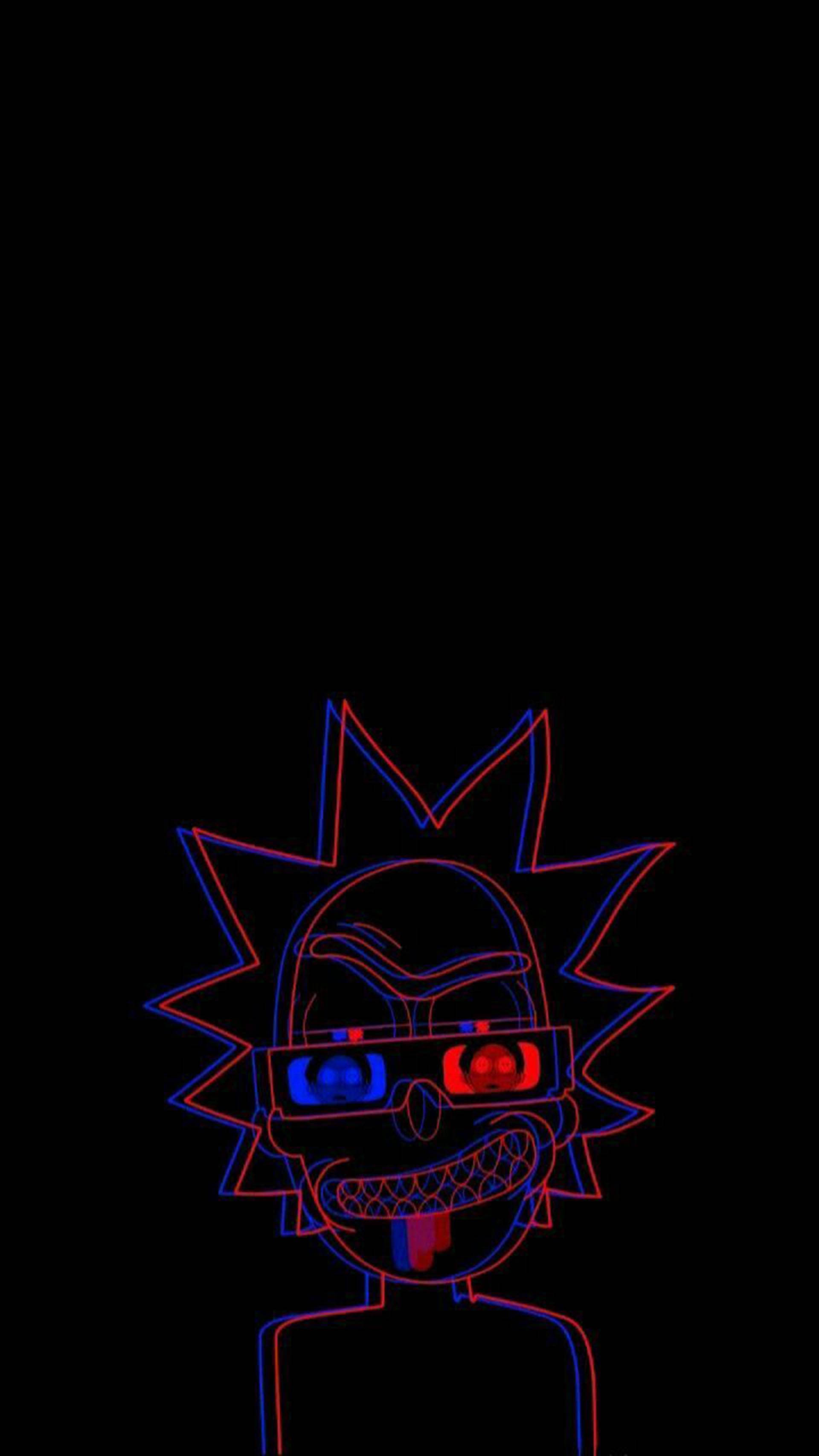 Trippivä dark aesthetic Rick Taustakuvat