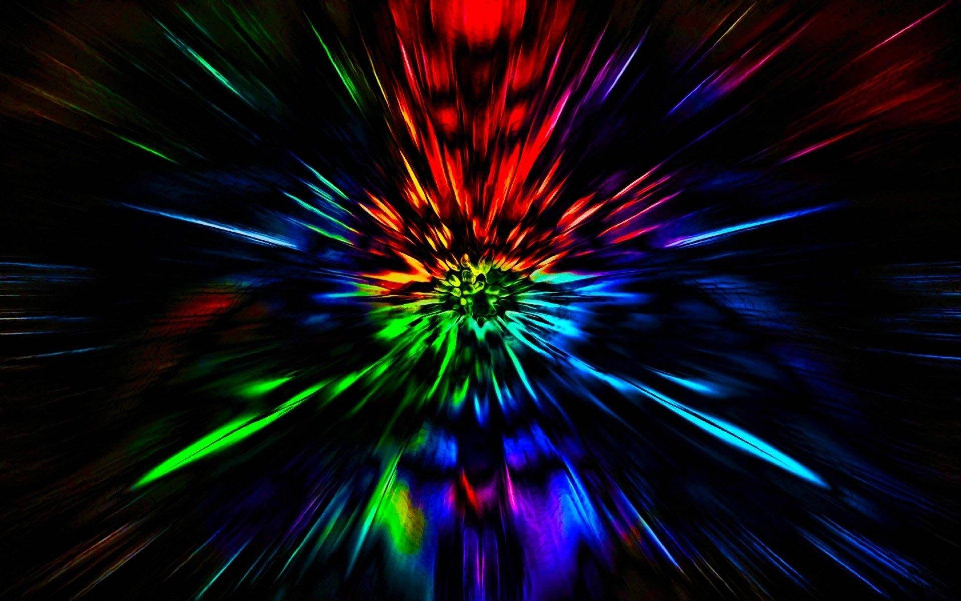 Trippy tumma esteettinen säteet Taustakuvat