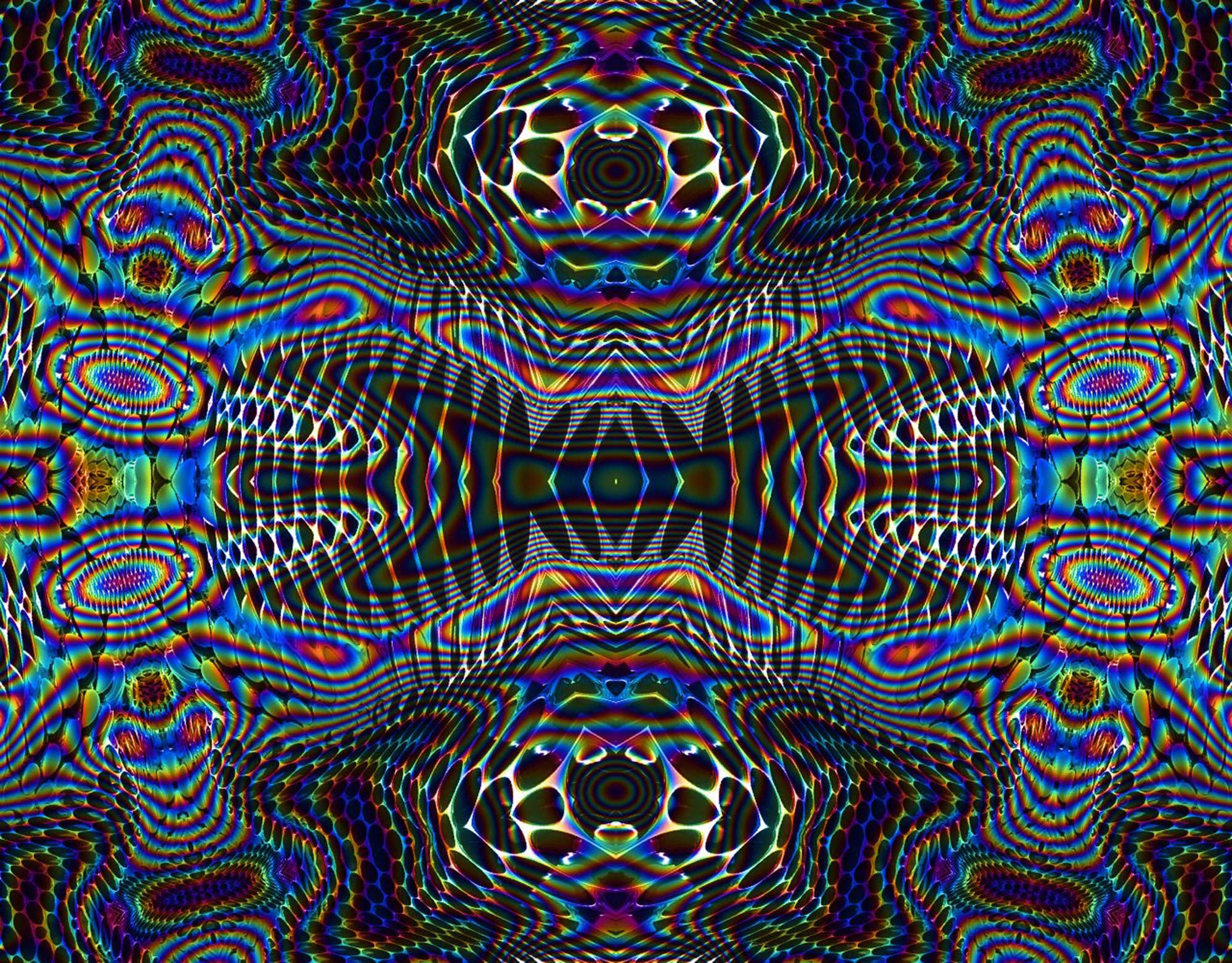 Trippy tumma esteettinen spektri Taustakuvat