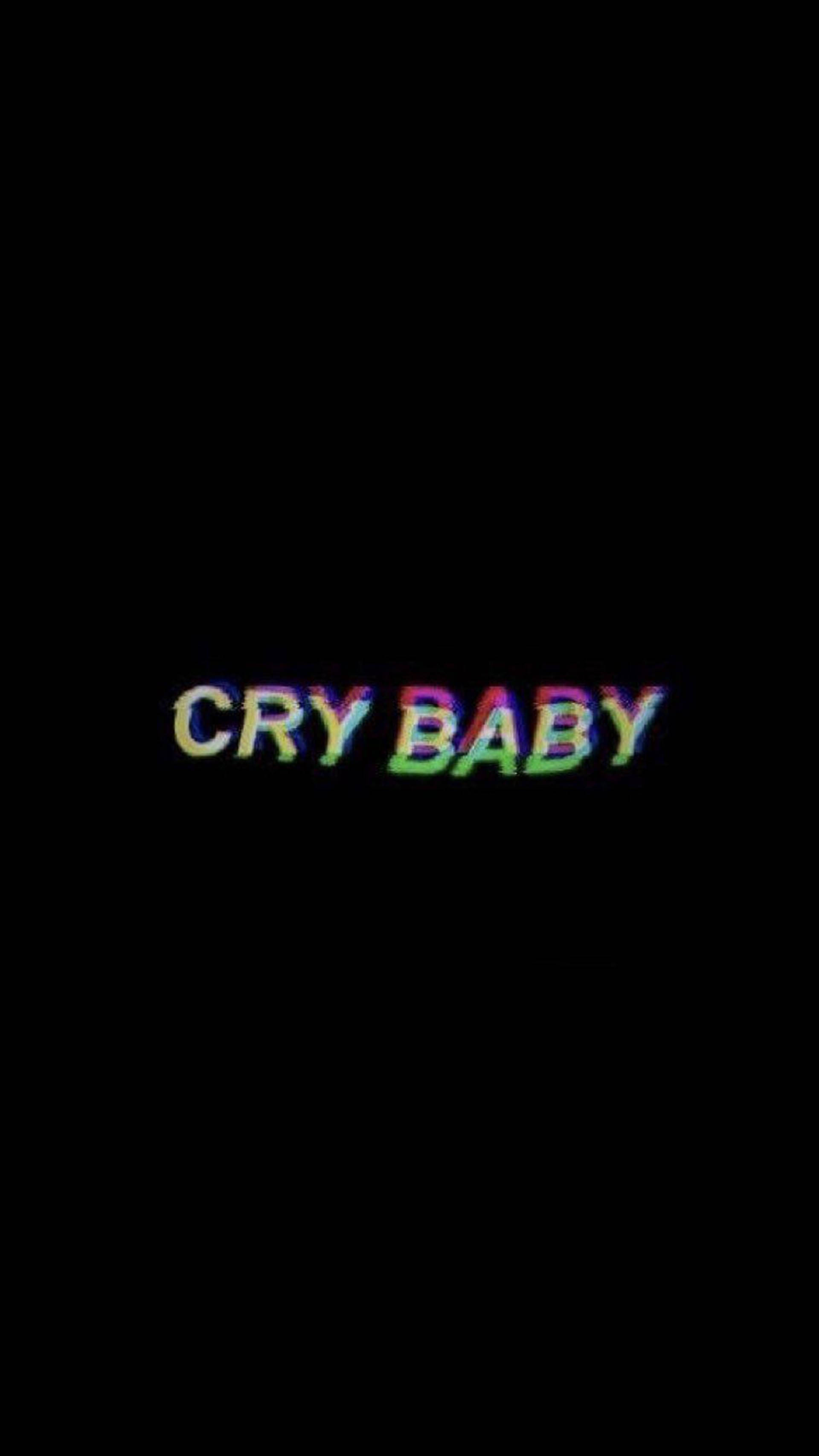 Trippy tumma estetiikka Cry Baby Taustakuvat