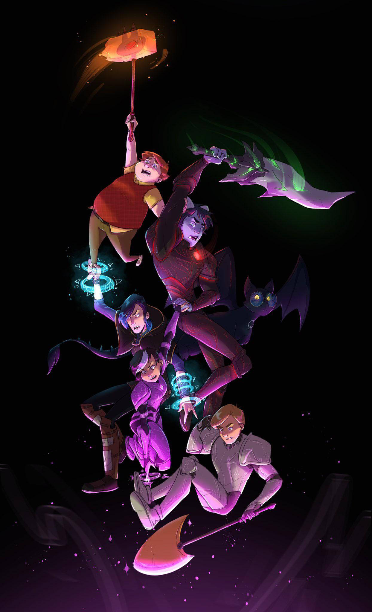 Trollhunters Tales Of Arcadia -näyttelijät Taustakuvat