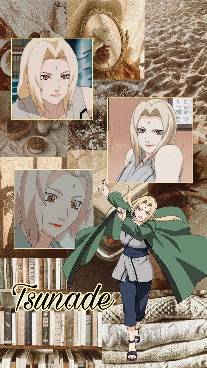 Tsunade-estetiikkakollaasi Taustakuvat