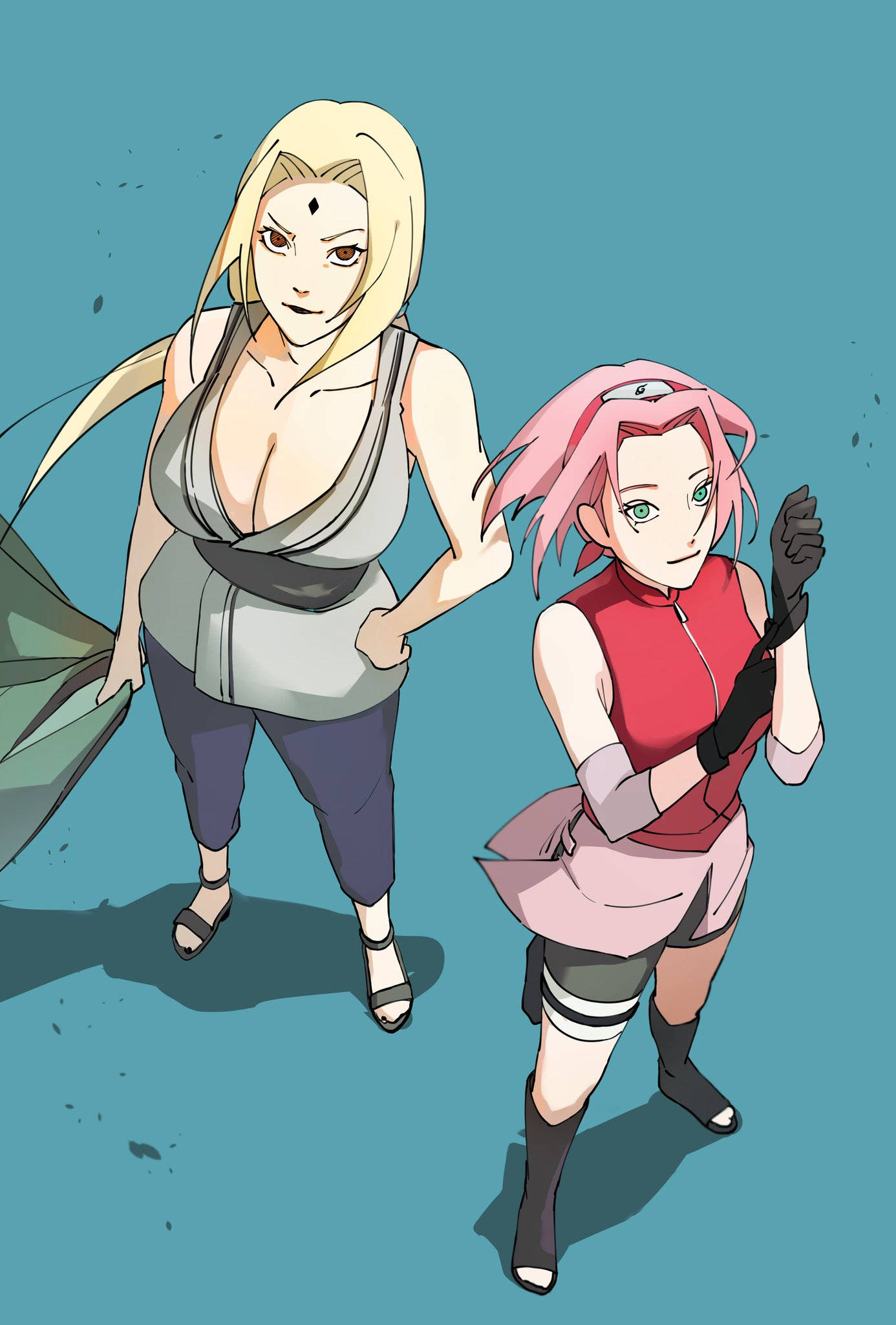 Tsunade ja Sakura Taustakuvat