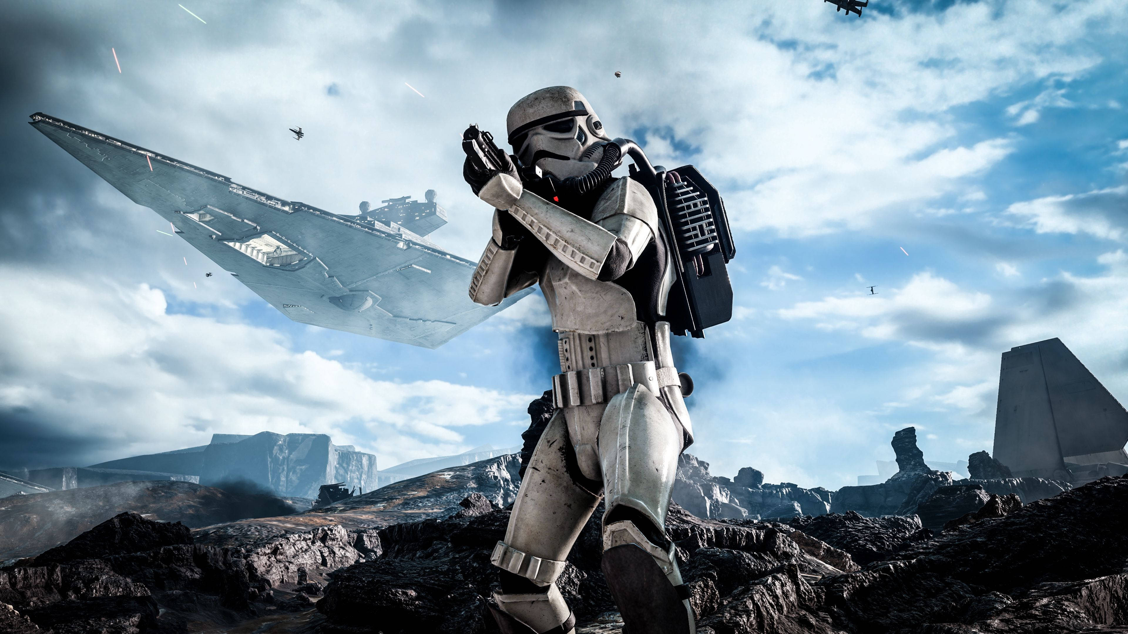 Tulitaistelu Stormtrooperista Tähtien sota -universumista Taustakuvat