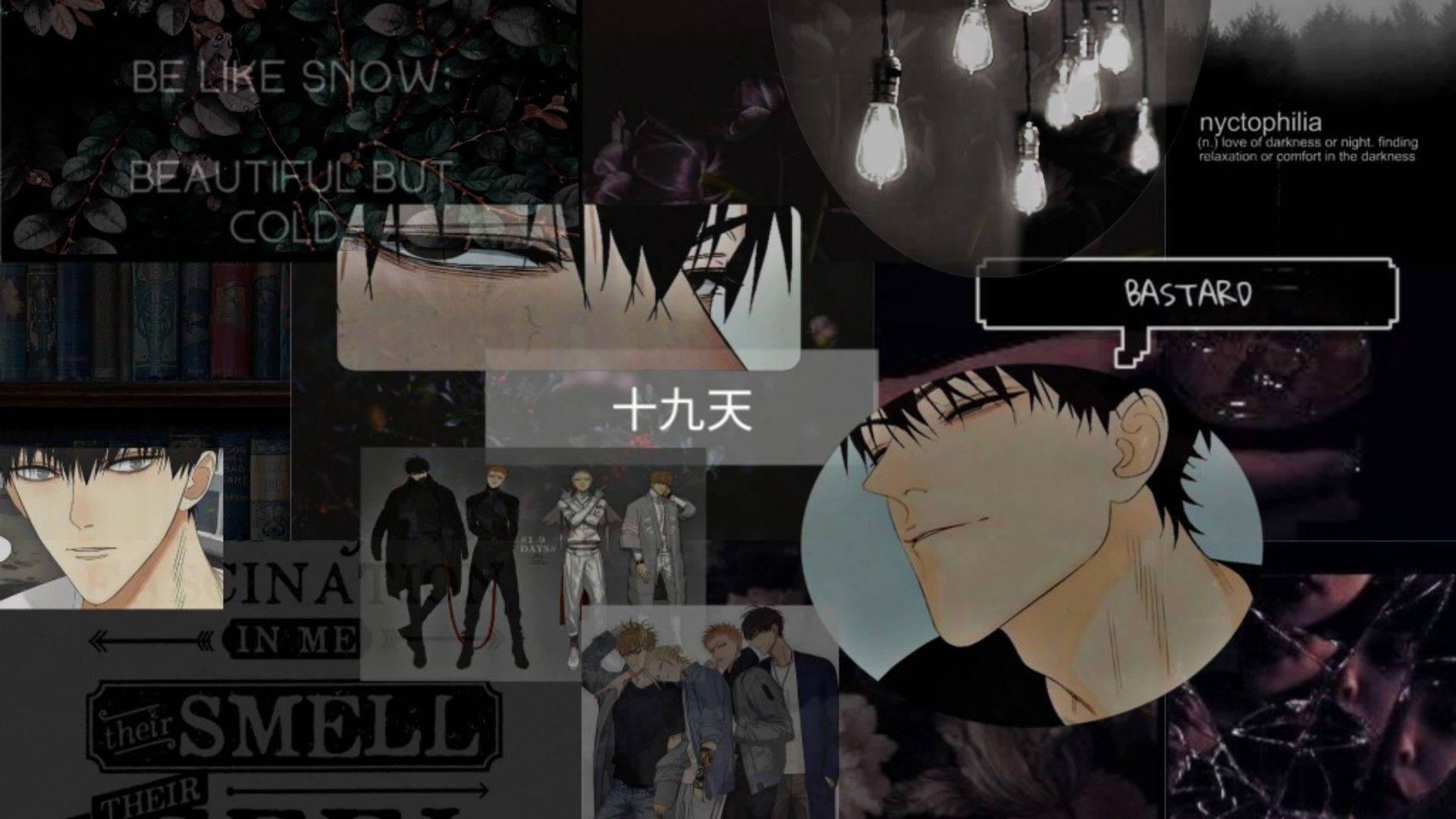 Tumma anime-alt-estetiikka Taustakuvat