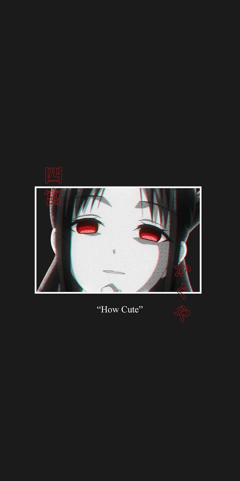Tumma estetiikka anime Kaguya Shinomiya Taustakuvat