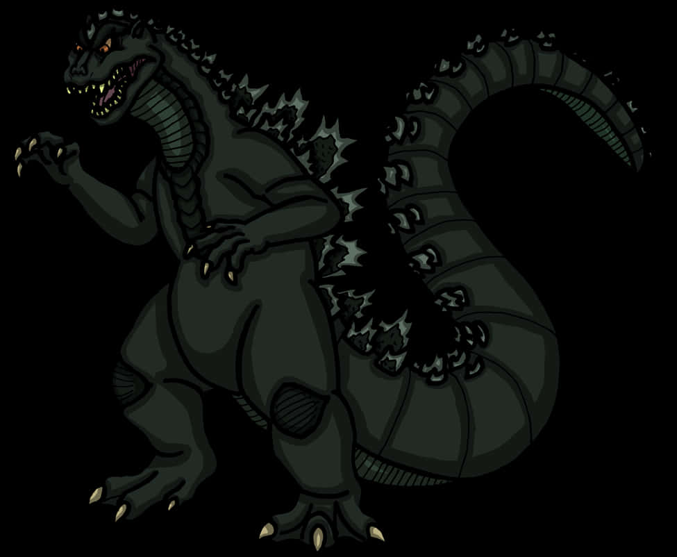 Tumma Godzilla-kuvitus Taustakuvat