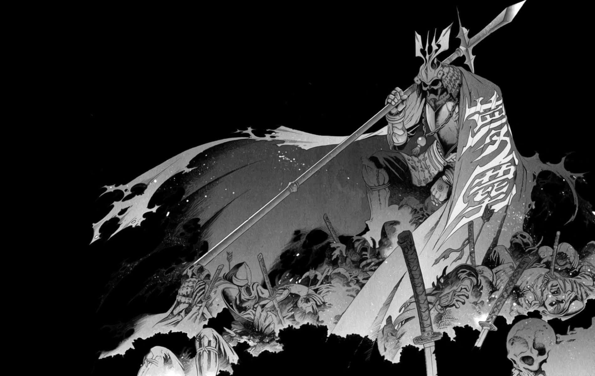 Tumma japanilainen Spectrum Nexus Berserk-manga Taustakuvat