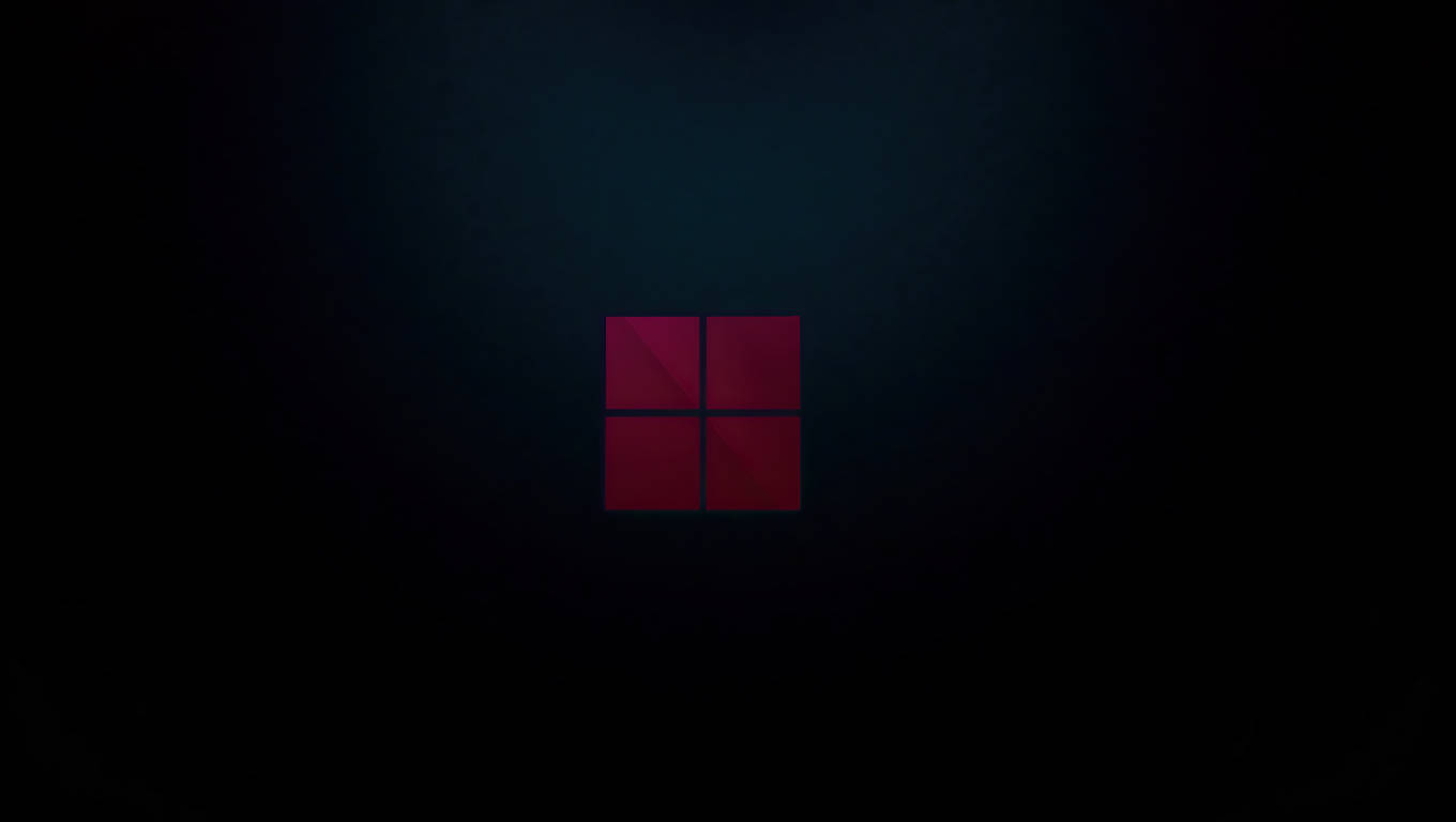 Tumma kannettava Windows 11 -logo Taustakuvat