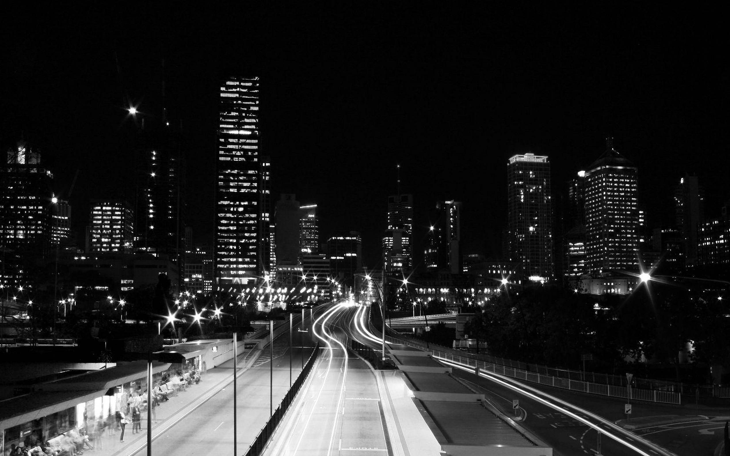 Tumma kaupunki hämärässä Taustakuvat