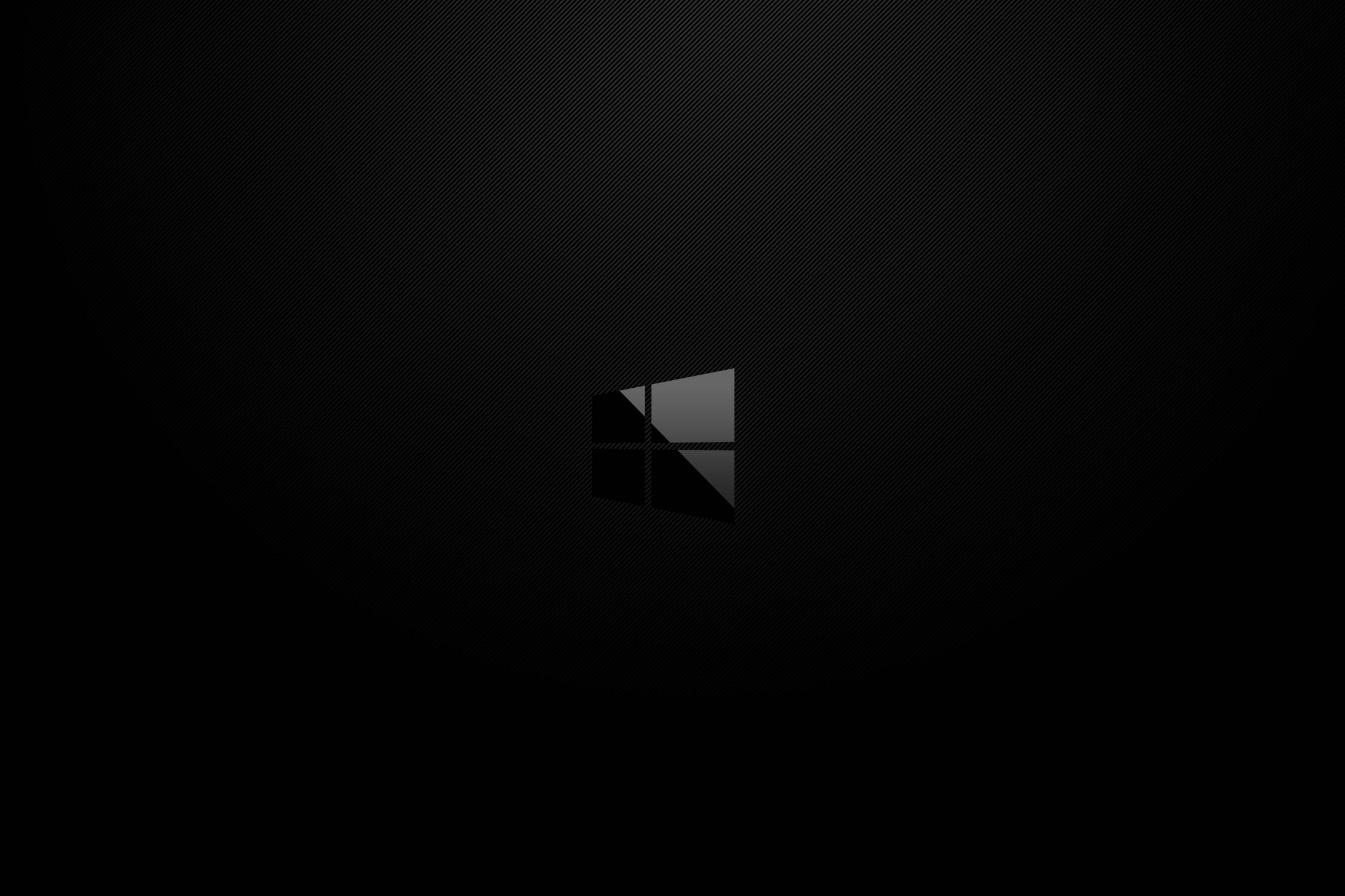 Tumma minimalistinen Windows-logo Taustakuvat