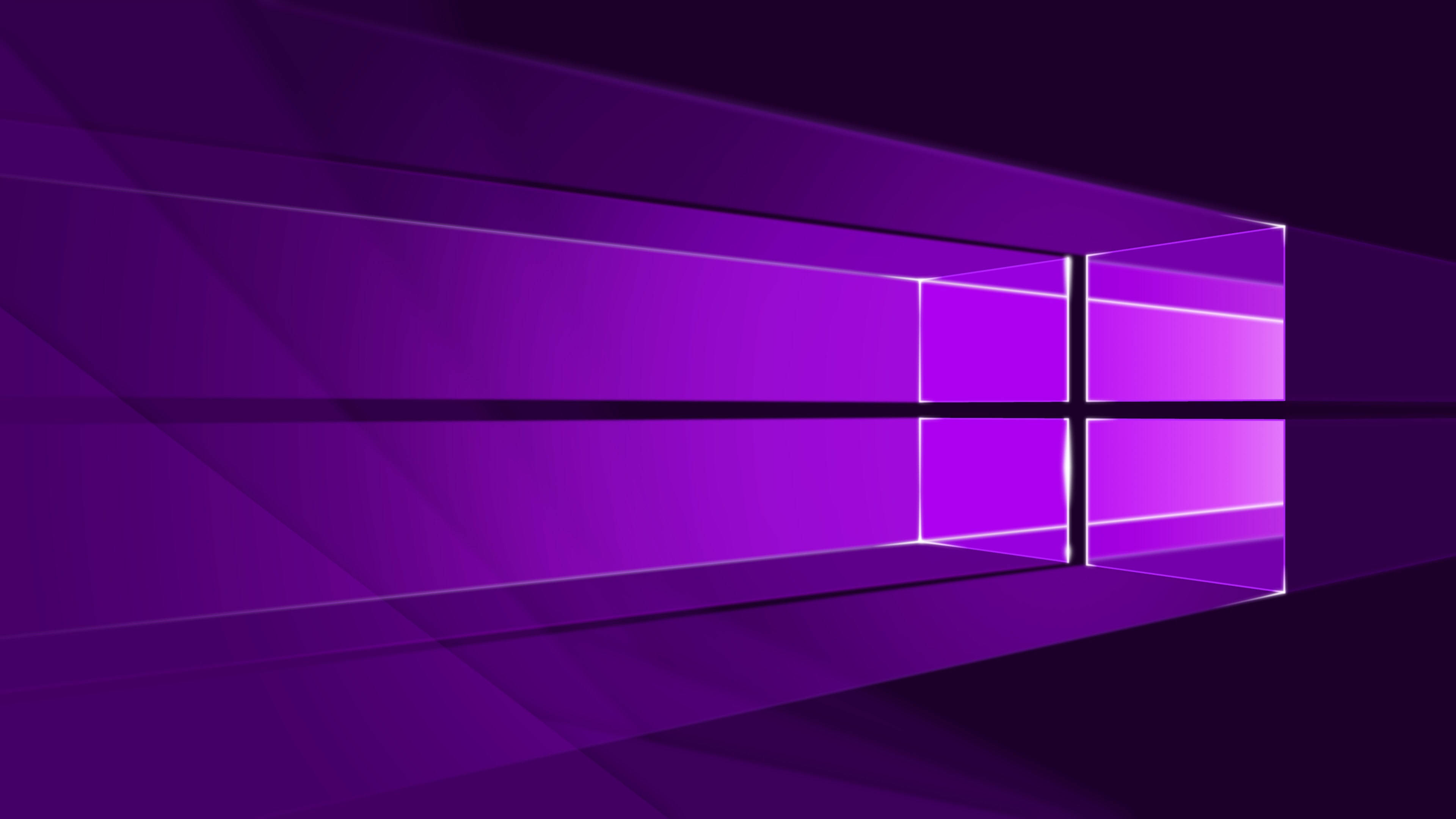 Tumma neonvioletti Windows-logo Taustakuvat