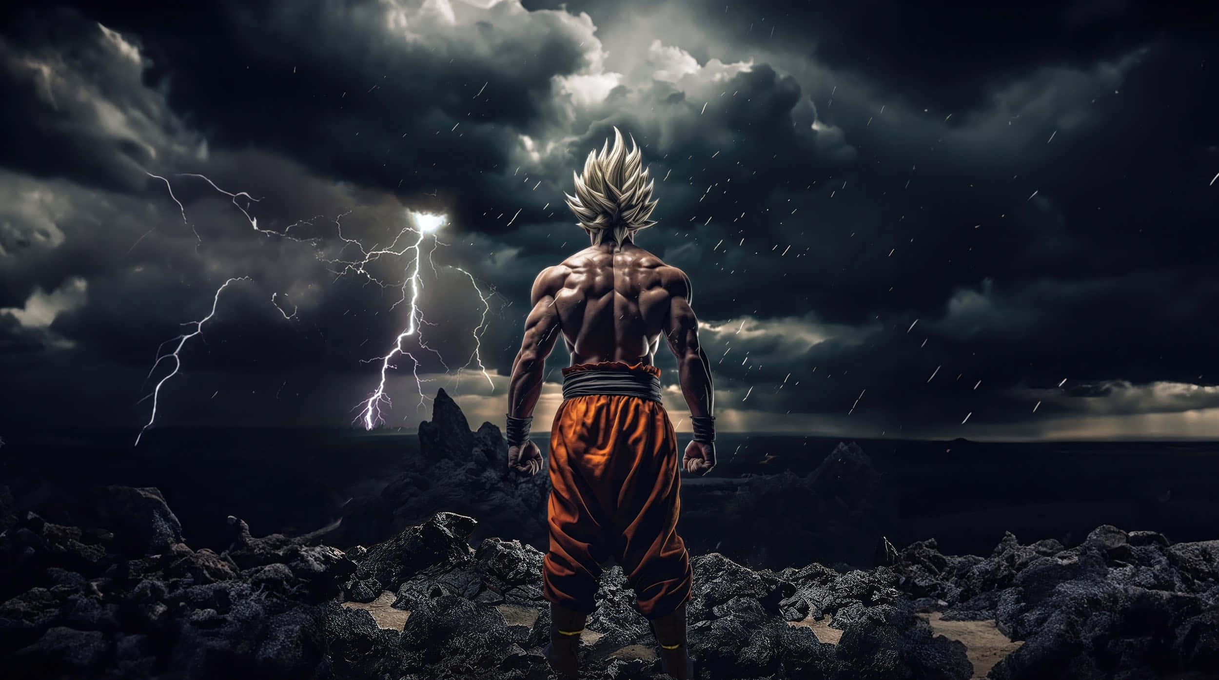 Tumma Ultra Instinct Goku Salama Taustakuvat