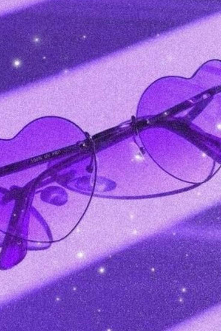 Tumman violetti esteettinen sydänvarjo Taustakuvat