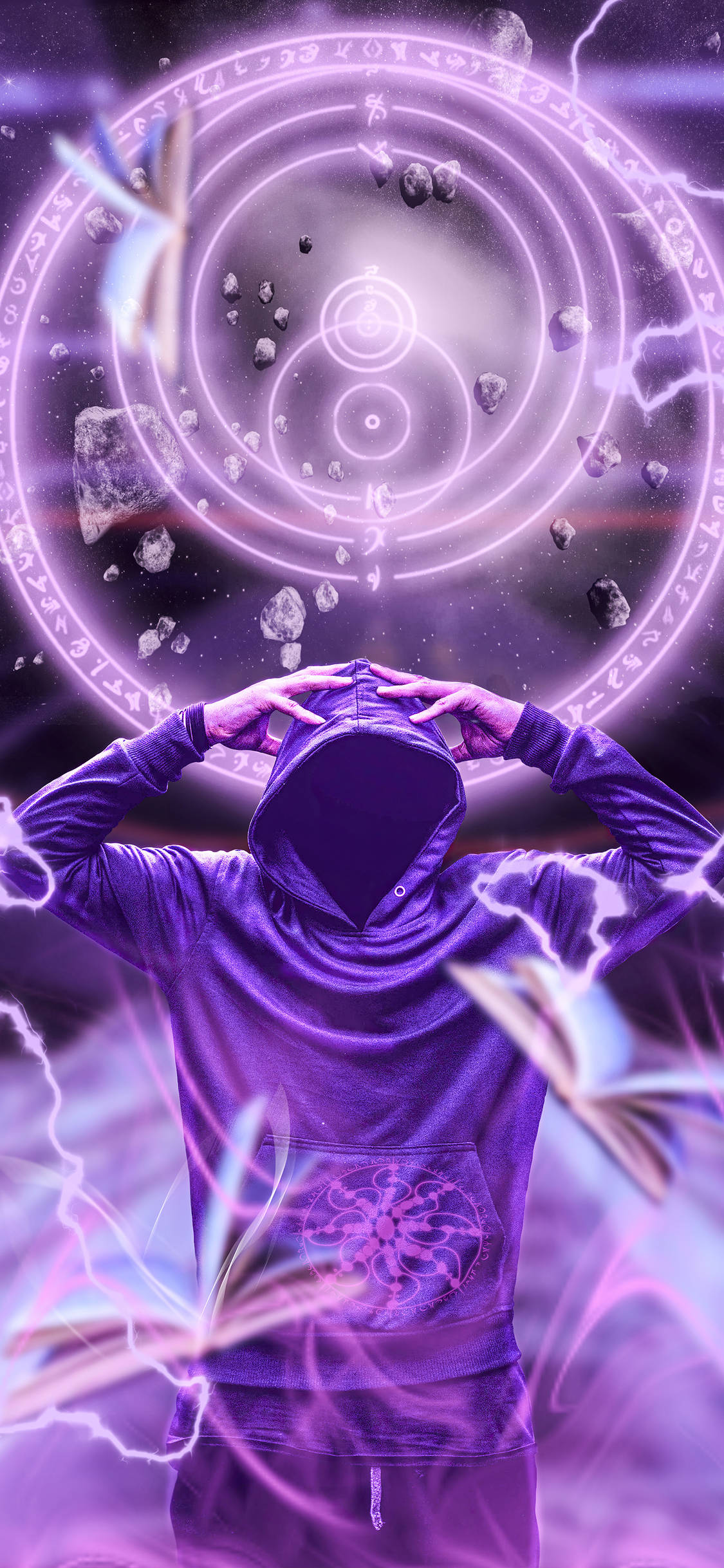 Tuntematon mies violetti chakra Taustakuvat